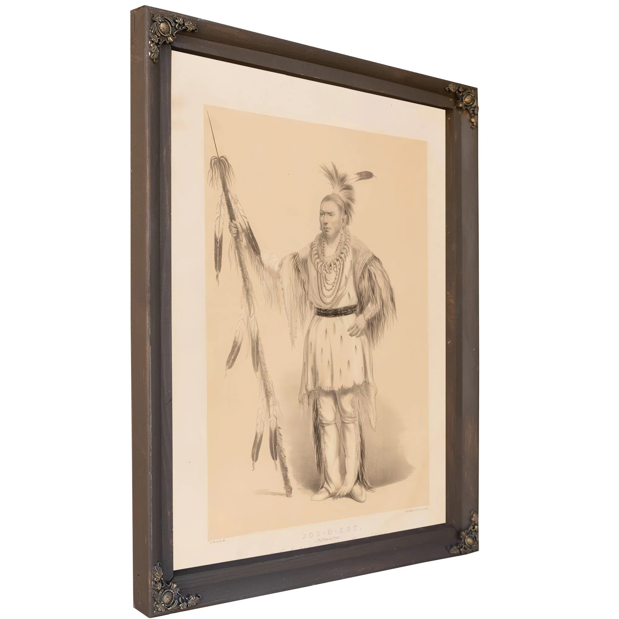 Joc O Sot, The Walking Bear By George Catlin Fine Art Print