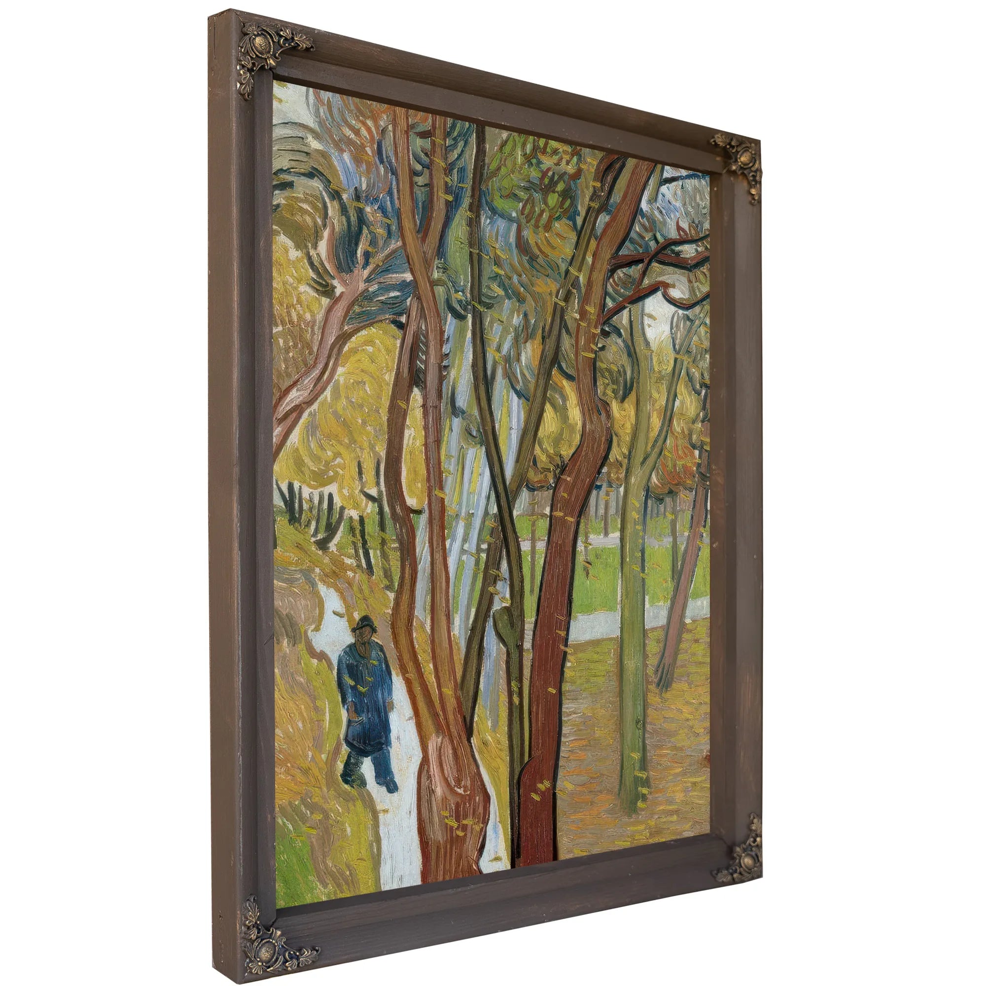 The Garden Of Saint Paul's Hospital ('The Fall Of The Leaves') By Vincent Van Gogh Fine Art Print
