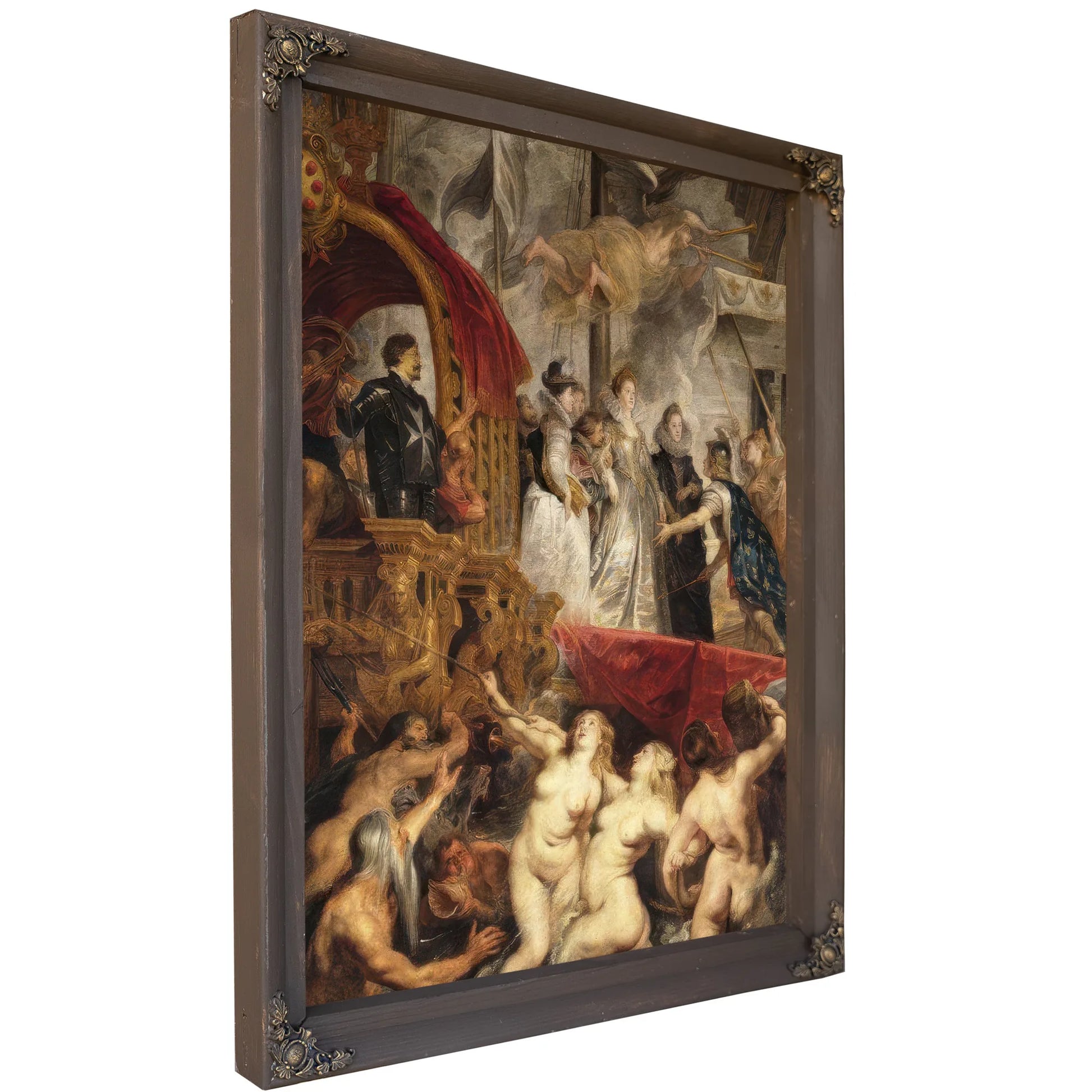 The Arrival Of Marie De Medici In Marseilles 3Rd November 1600 By Peter Paul Rubens Fine Art Print