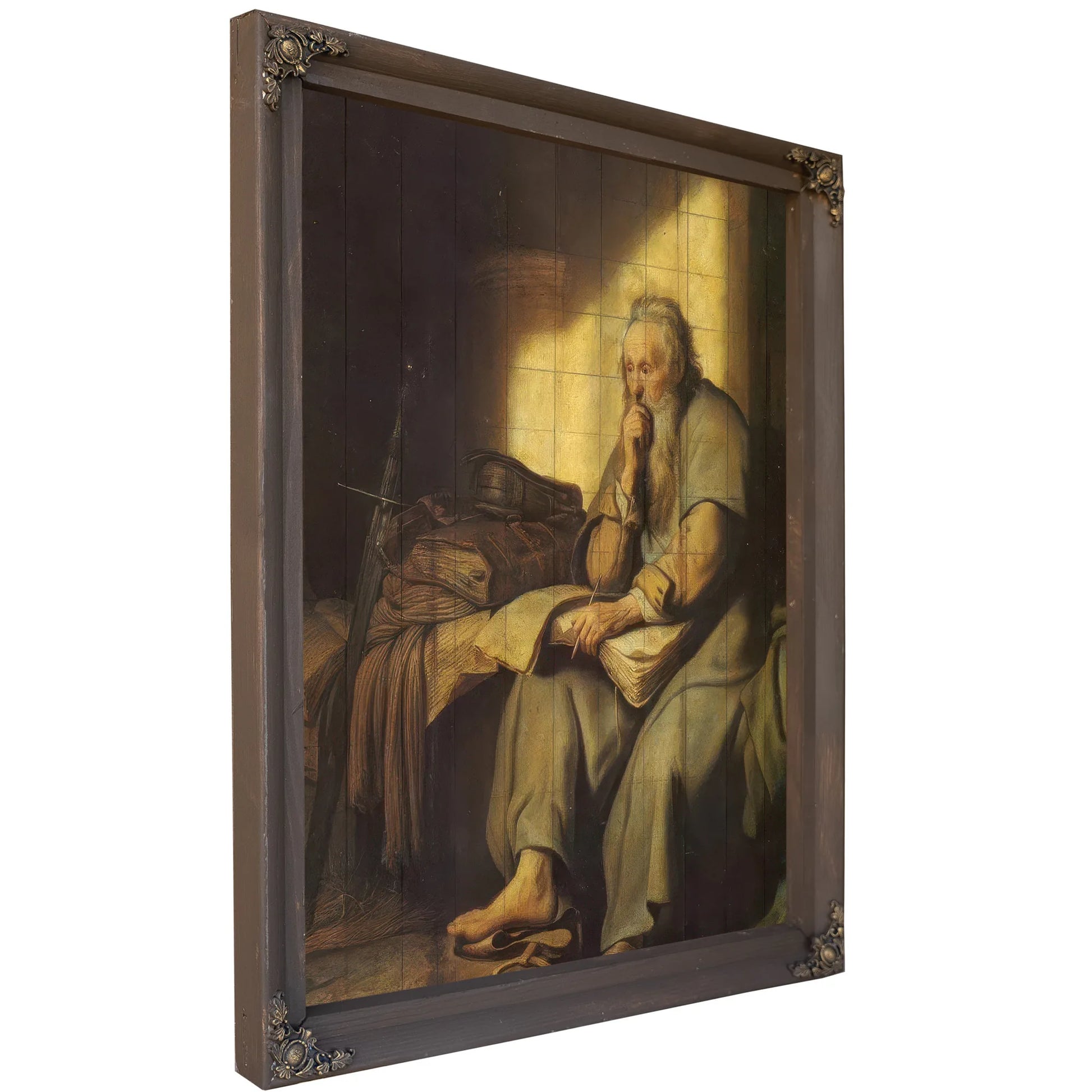 The Apostle Paul In Prison, 1627 By Rembrandt Fine Art Print