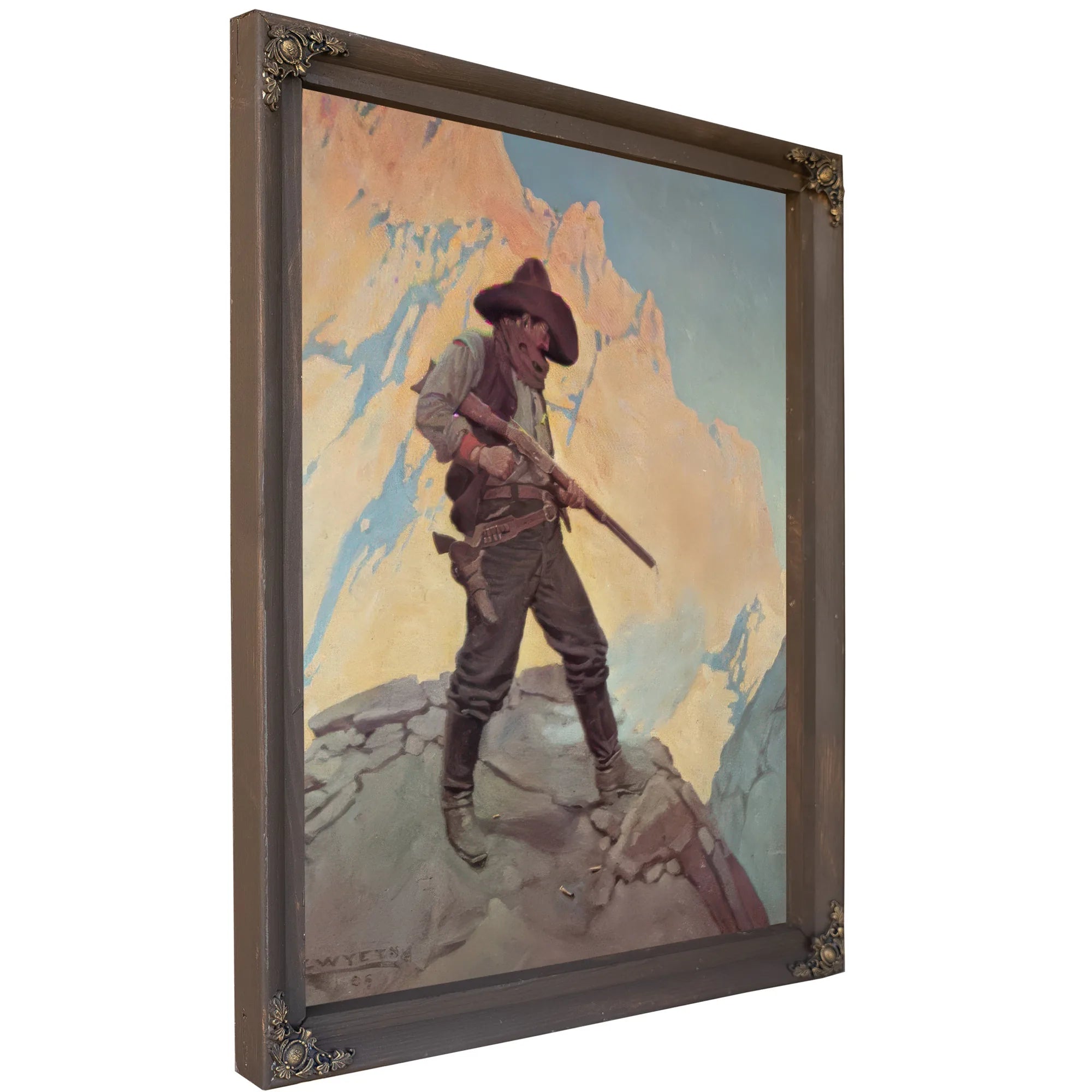 The Last Stand By NC Wyeth Fine Art Print