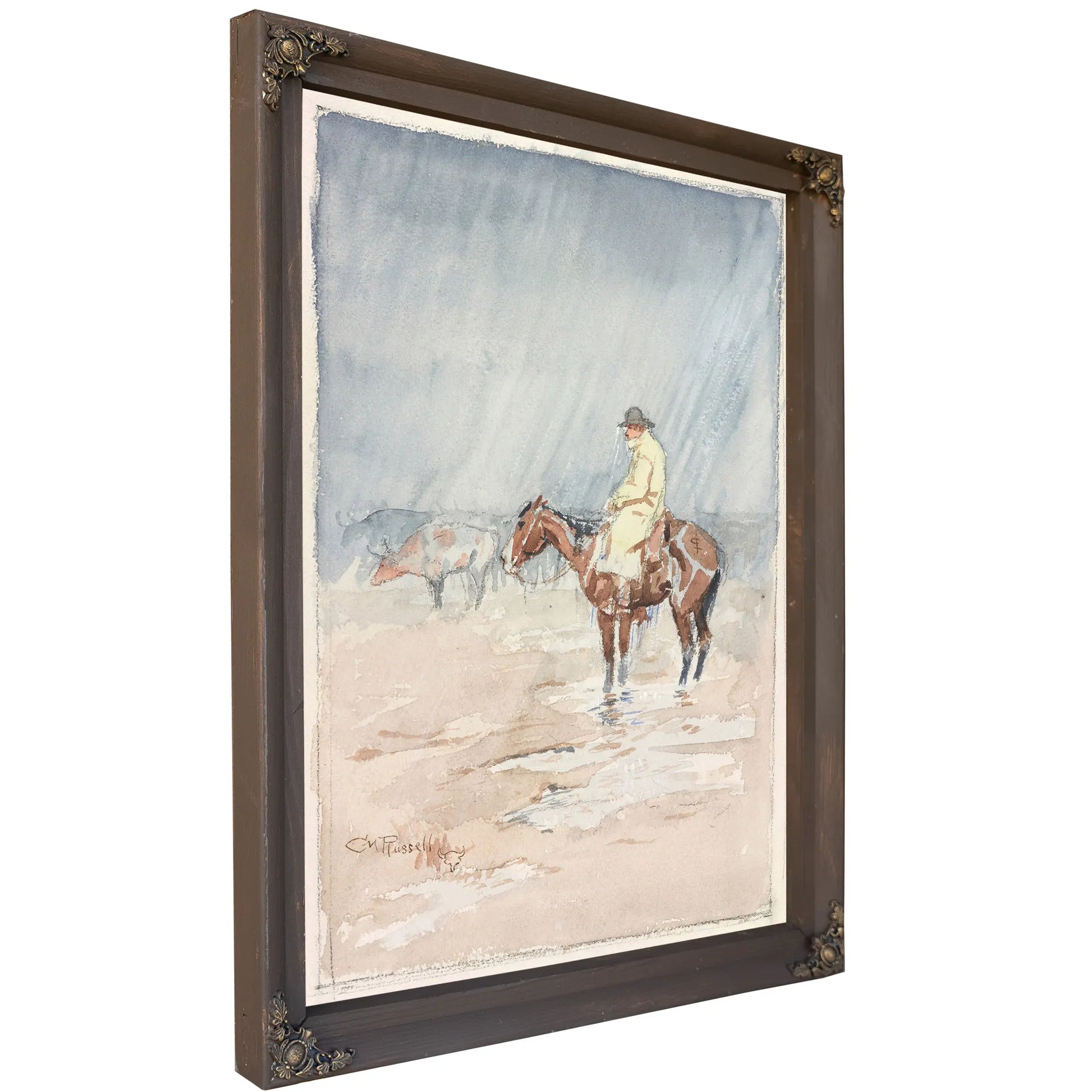 Just A Little Rain by Charles Marion Russell