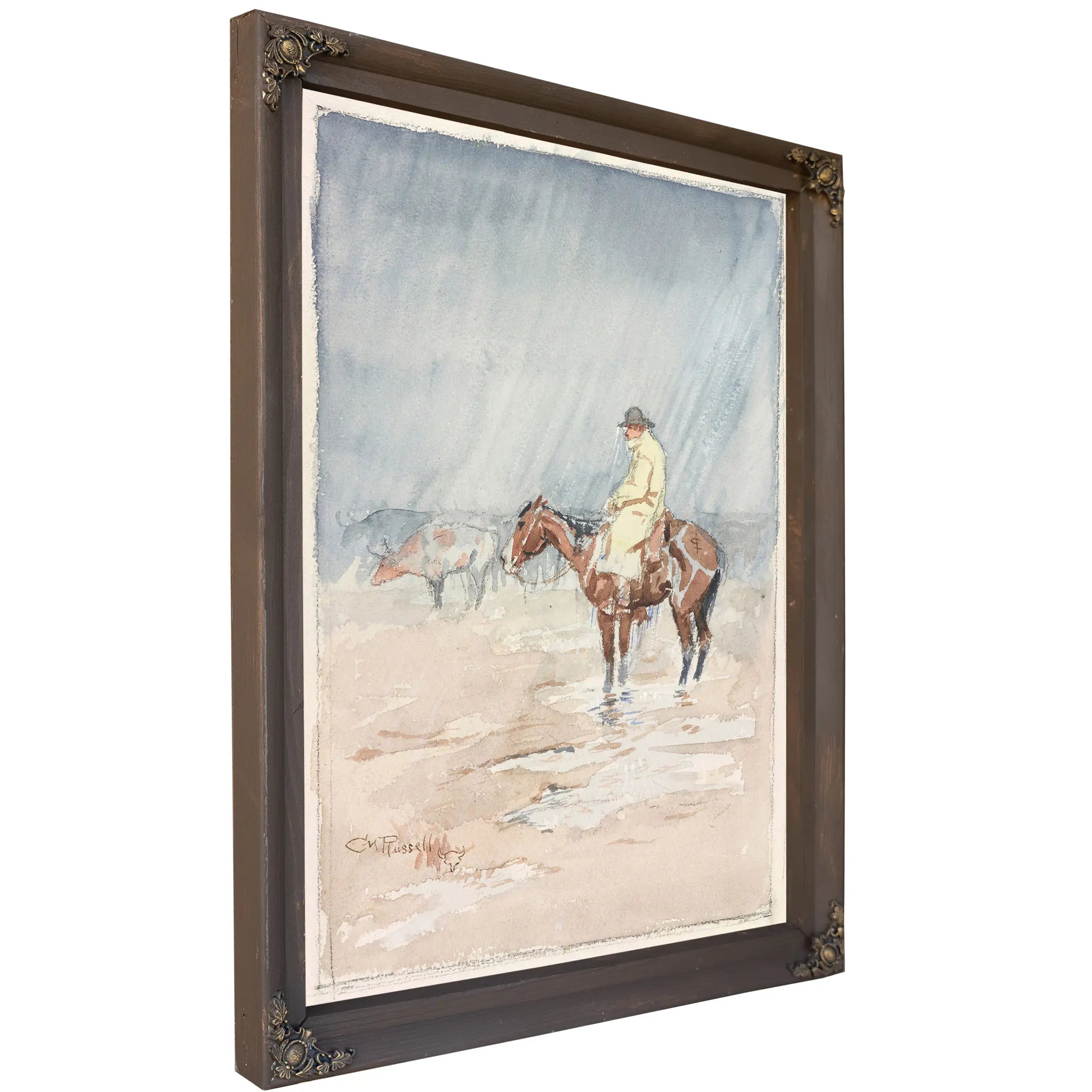 Just A Little Rain by Charles Marion Russell