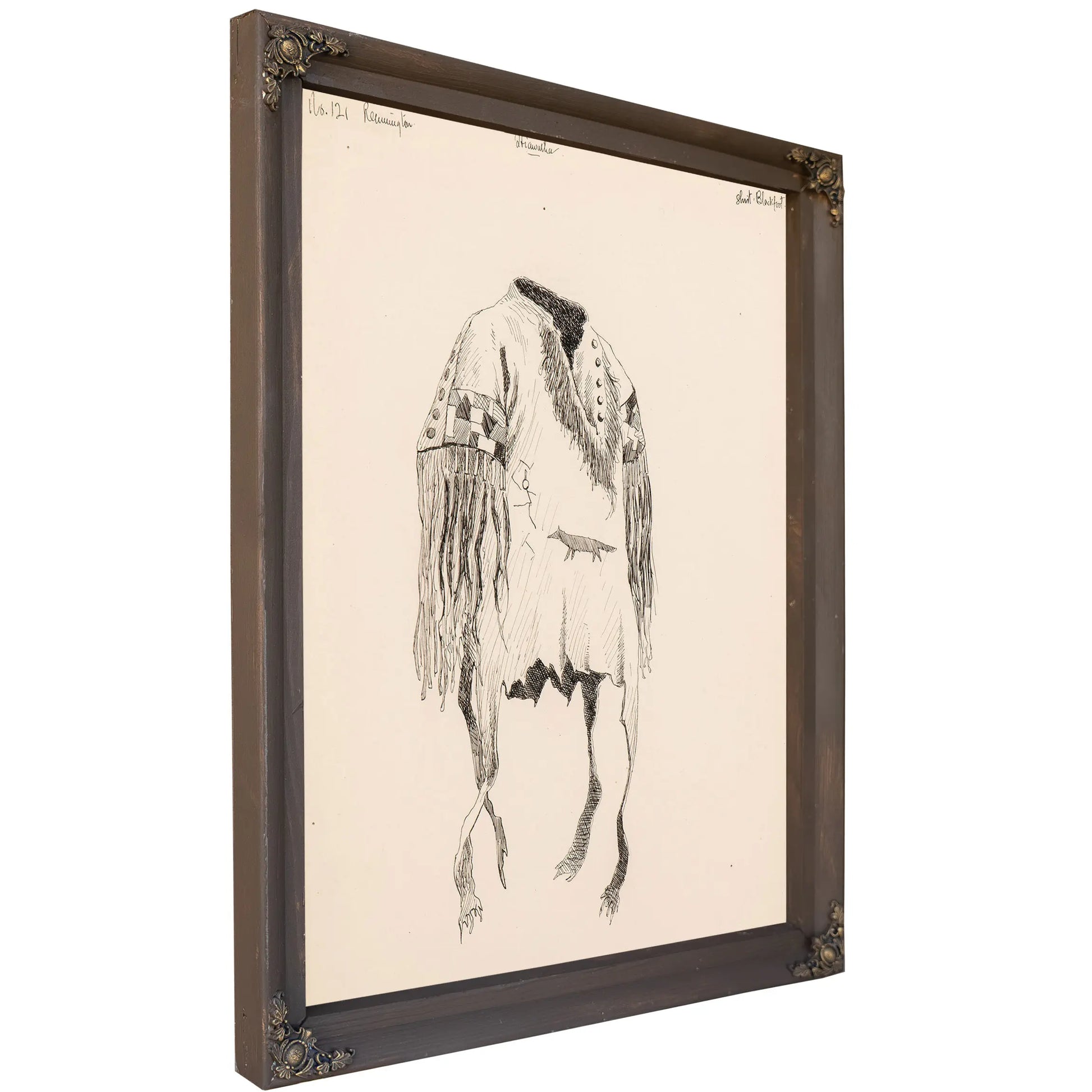 Illustration For The Song Of Hiawatha B by Frederic Remington