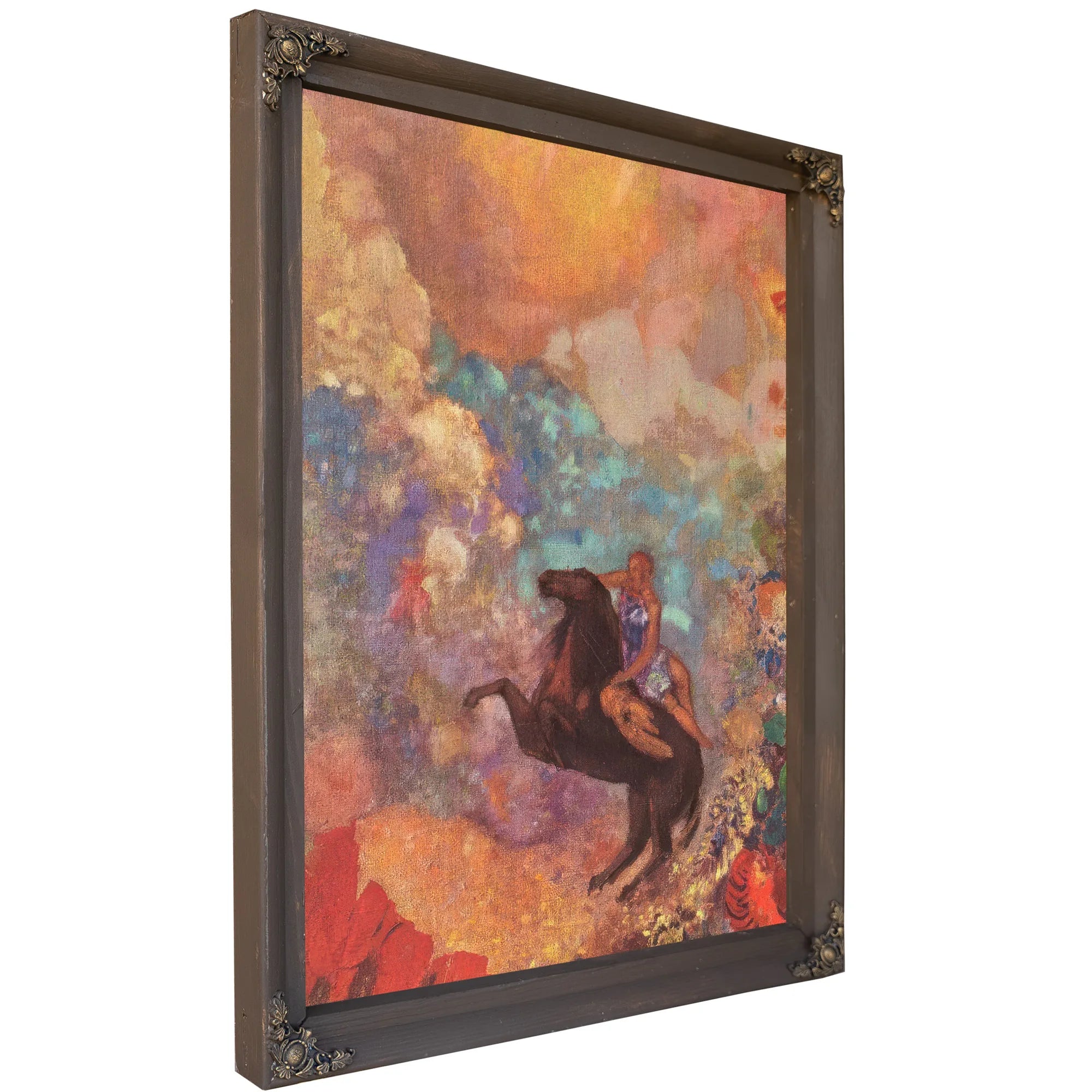 Pegasus And The Muse 1900 73X54Cm Pc By Odilon Redon Fine Art Print