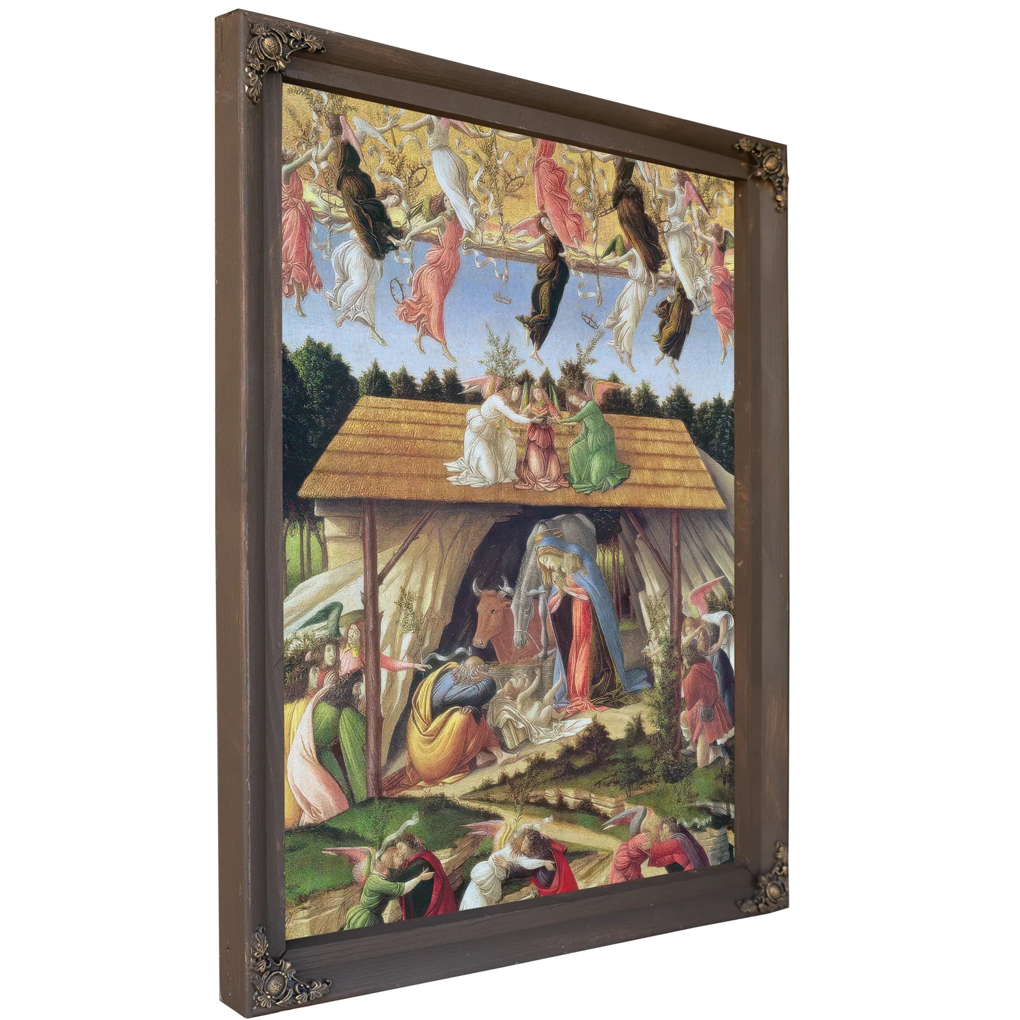 Mystic Nativity By Sandro Botticelli Fine Art Print