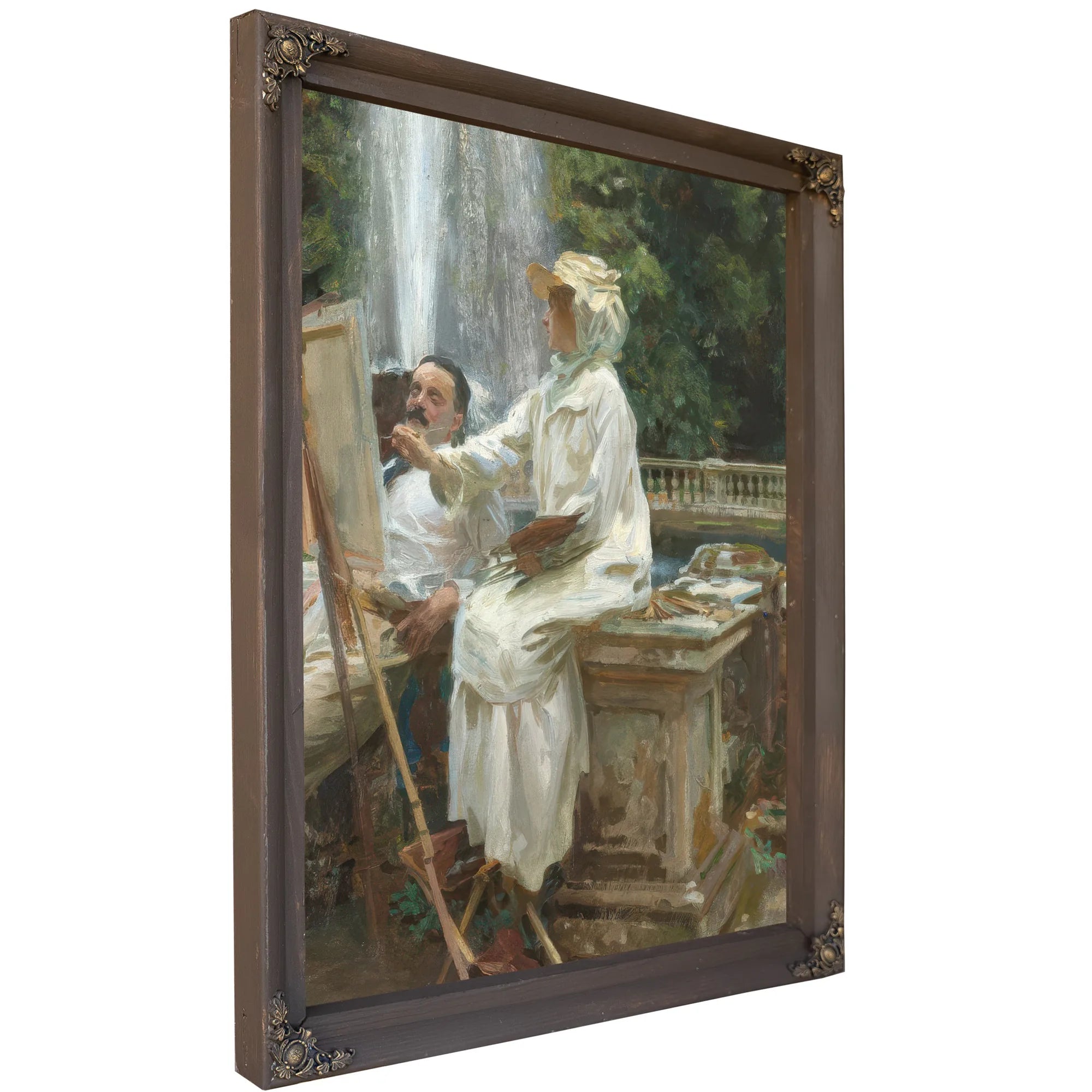 The Fountain, Villa Torlonia, Frascati, Italy By John Singer Sargent Fine Art Print