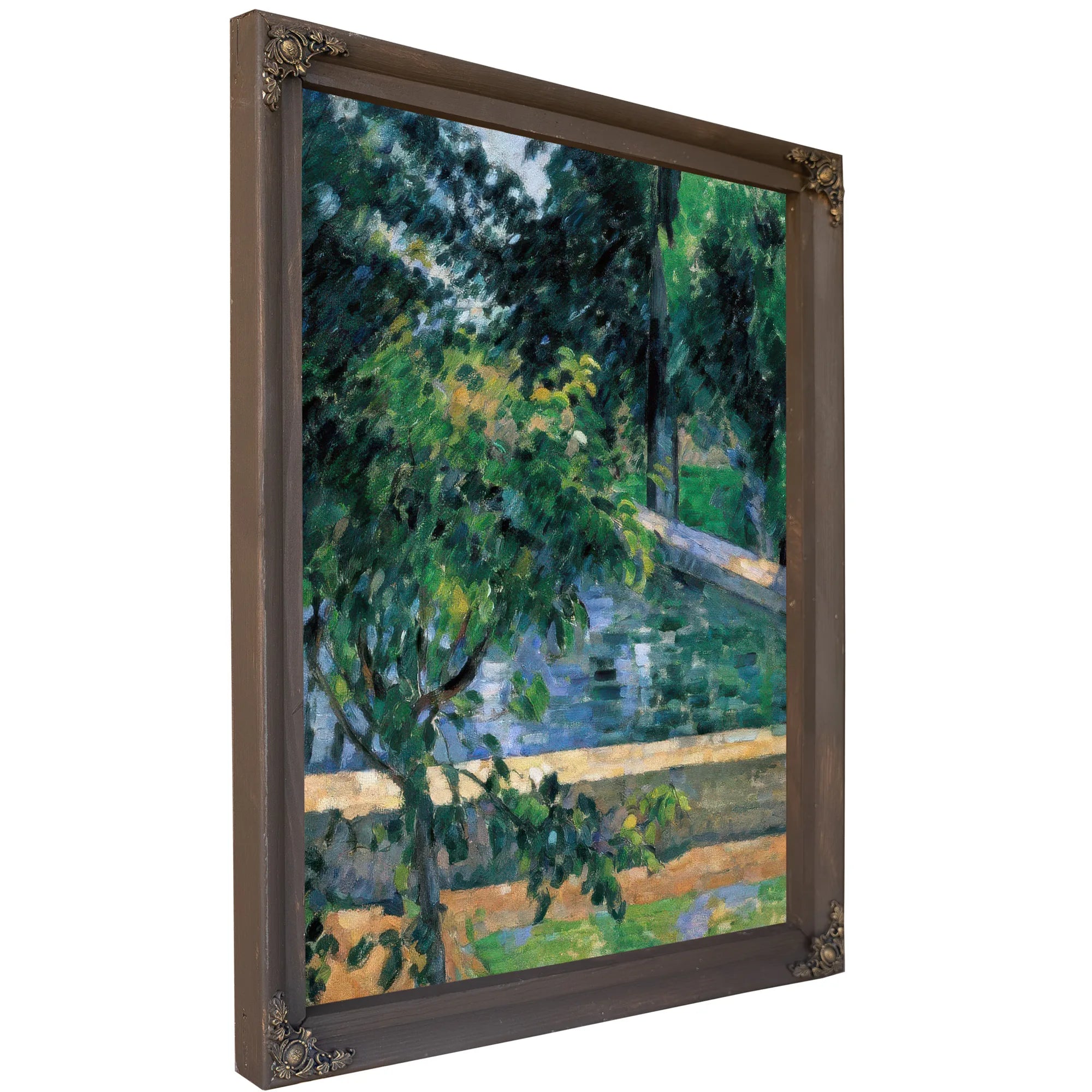 The Pool At Jas De Bouffan By Paul Cezanne Fine Art Print