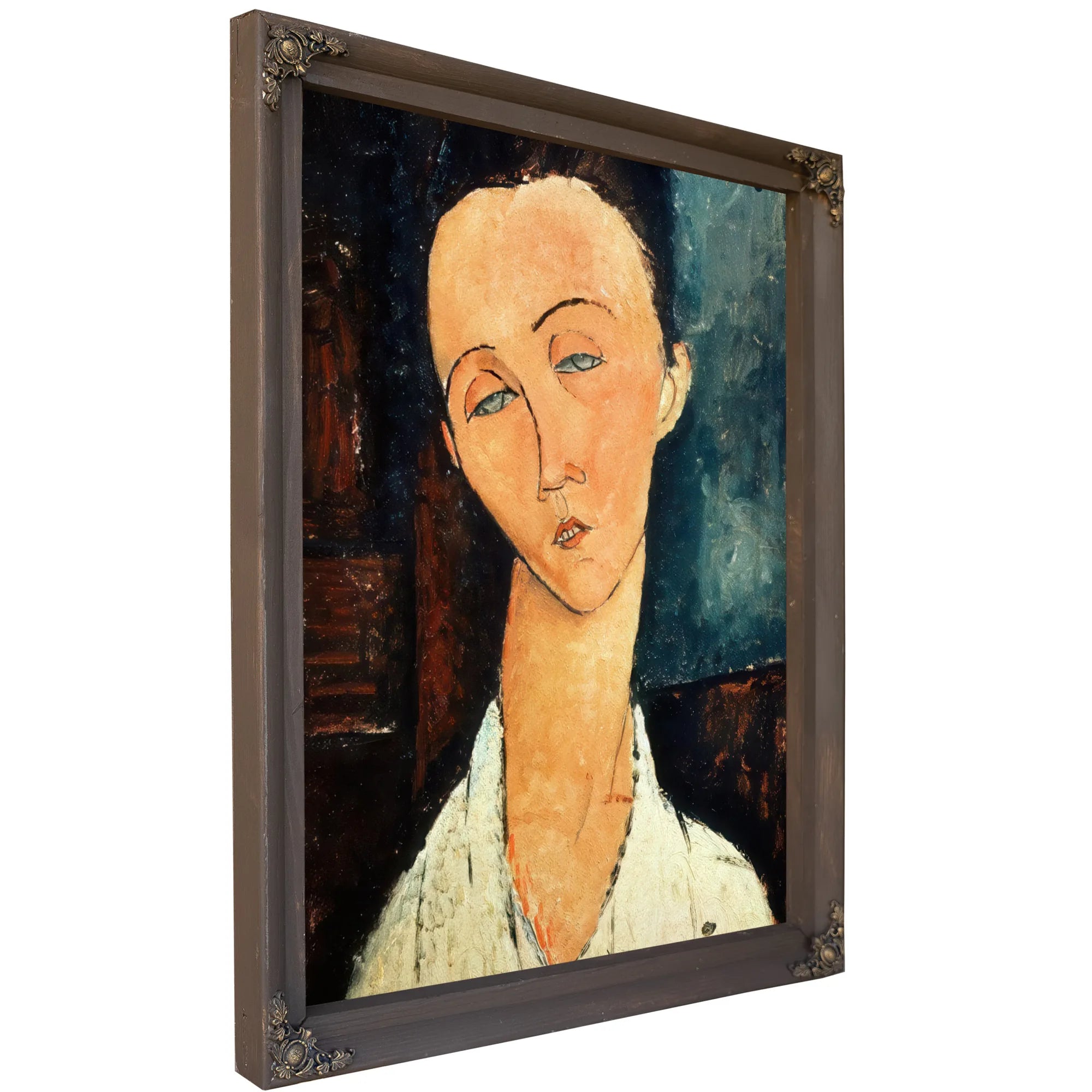 Portrait Of Lunia Czechowskaa By Amedeo Modigliani Fine Art Print