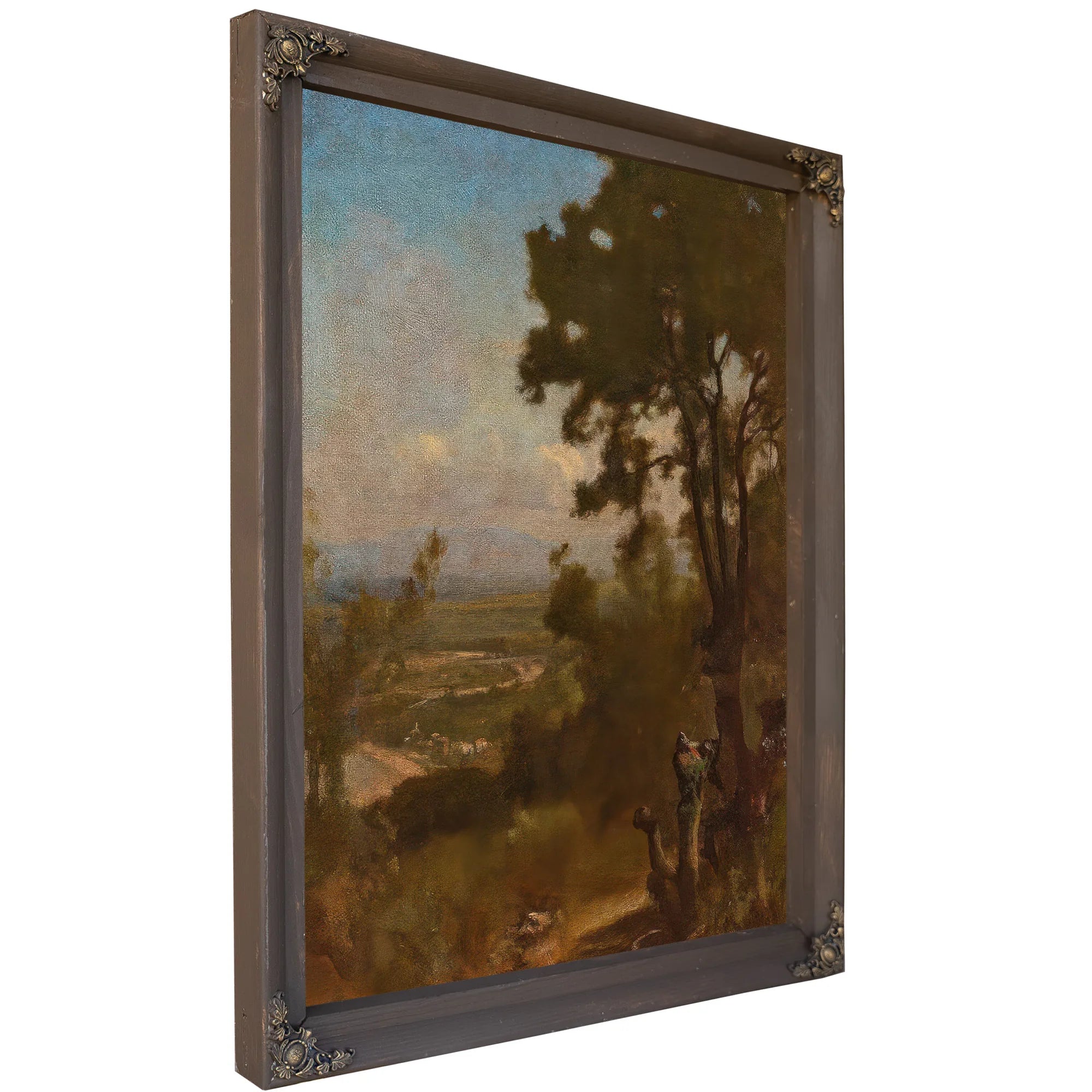 Valley Near Perugia By George Inness Fine Art Print