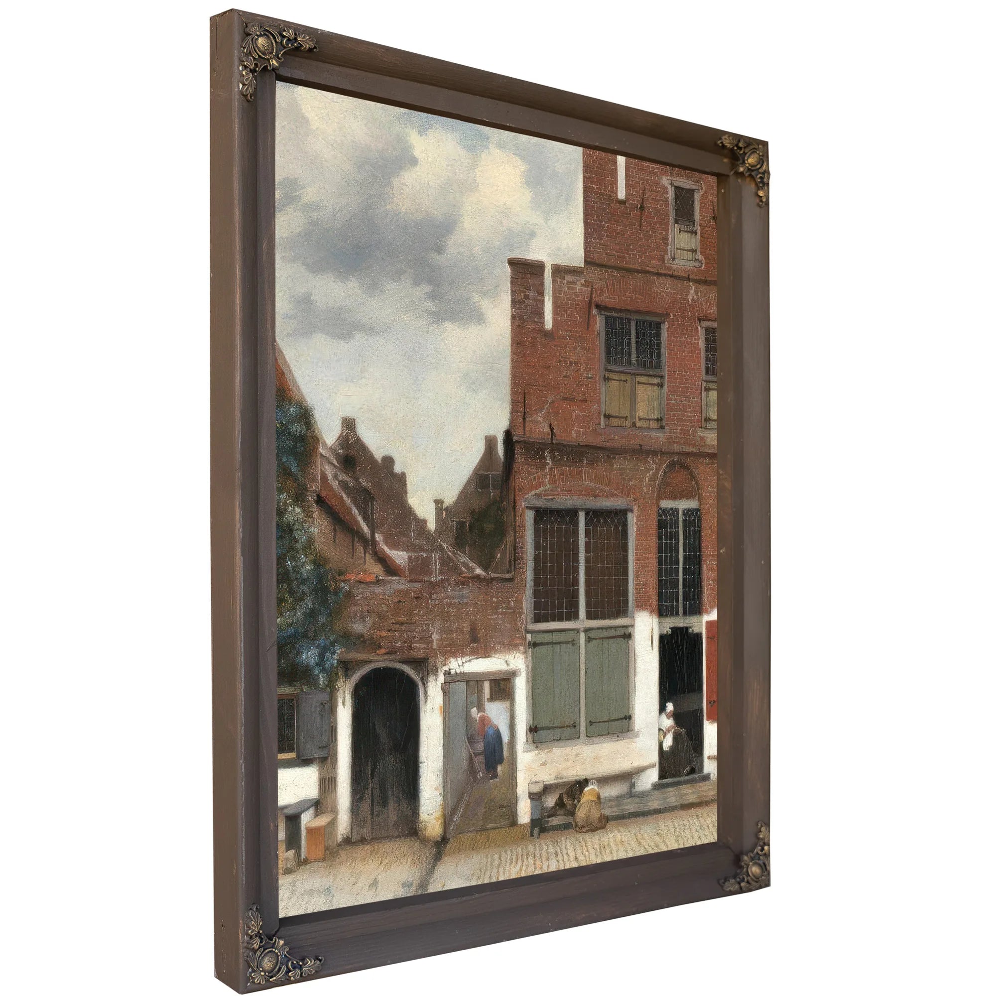The Little Street By Johannes Vermeer Fine Art Print
