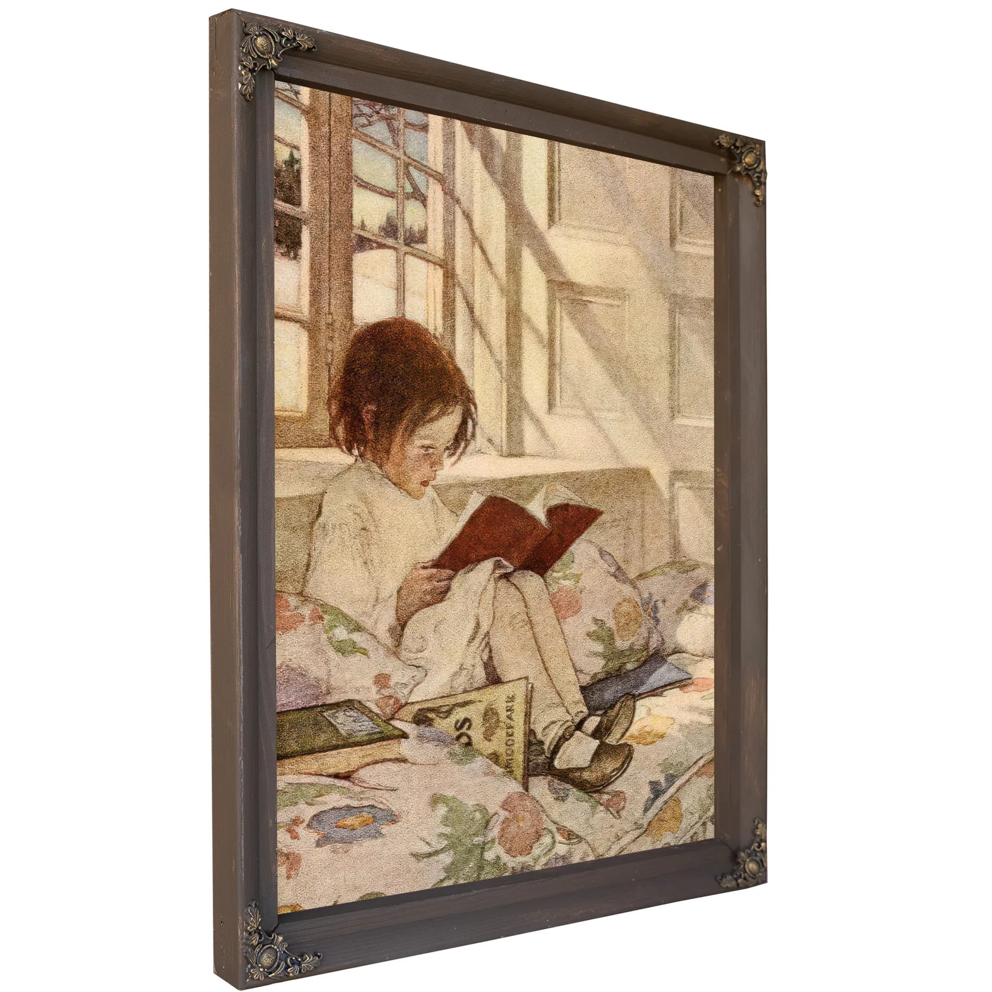 Picture Books In Winter By Jessie Willcox Smith Fine Art Print
