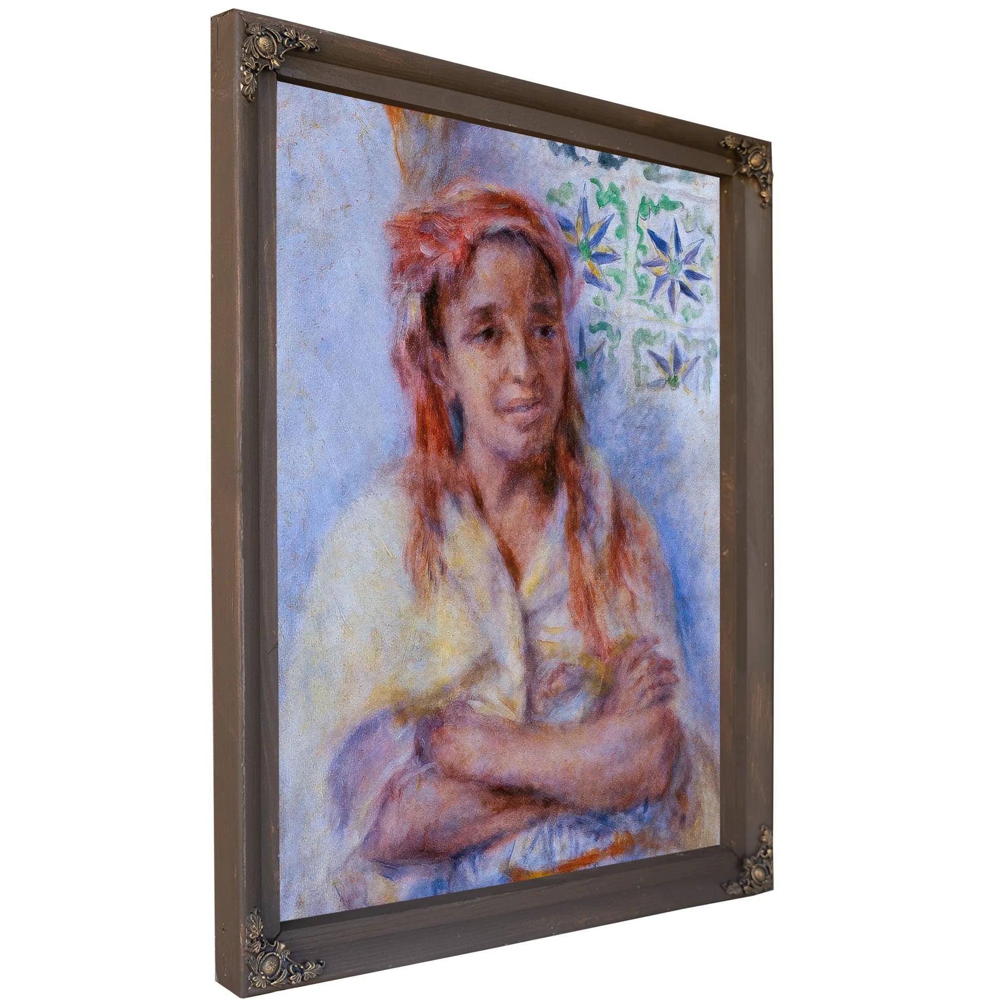 Old Arab Woman By Pierre August Renoir Fine Art Print