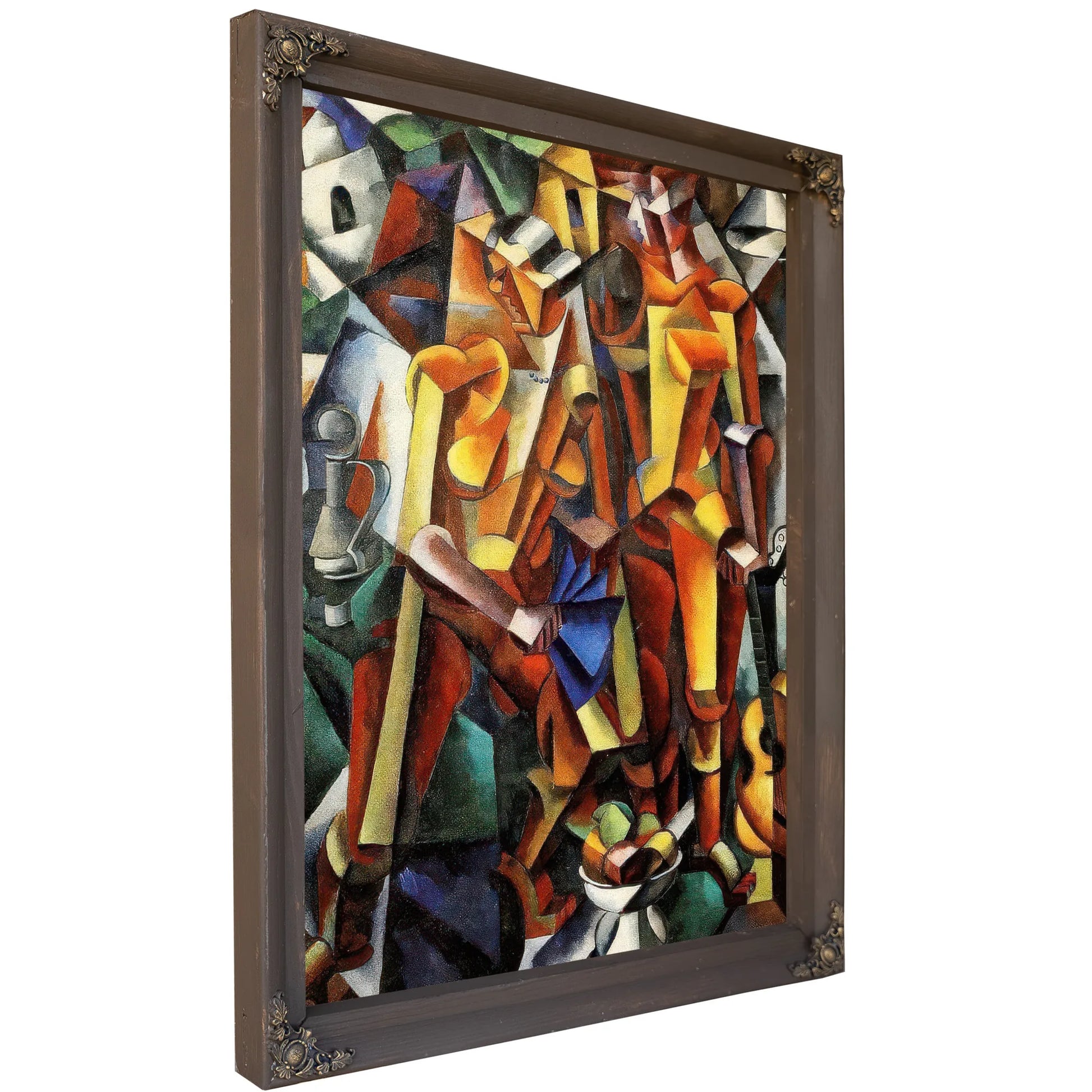 Composition With Figures 1913 160X124 3Cm By Liubov Popova Fine Art Print
