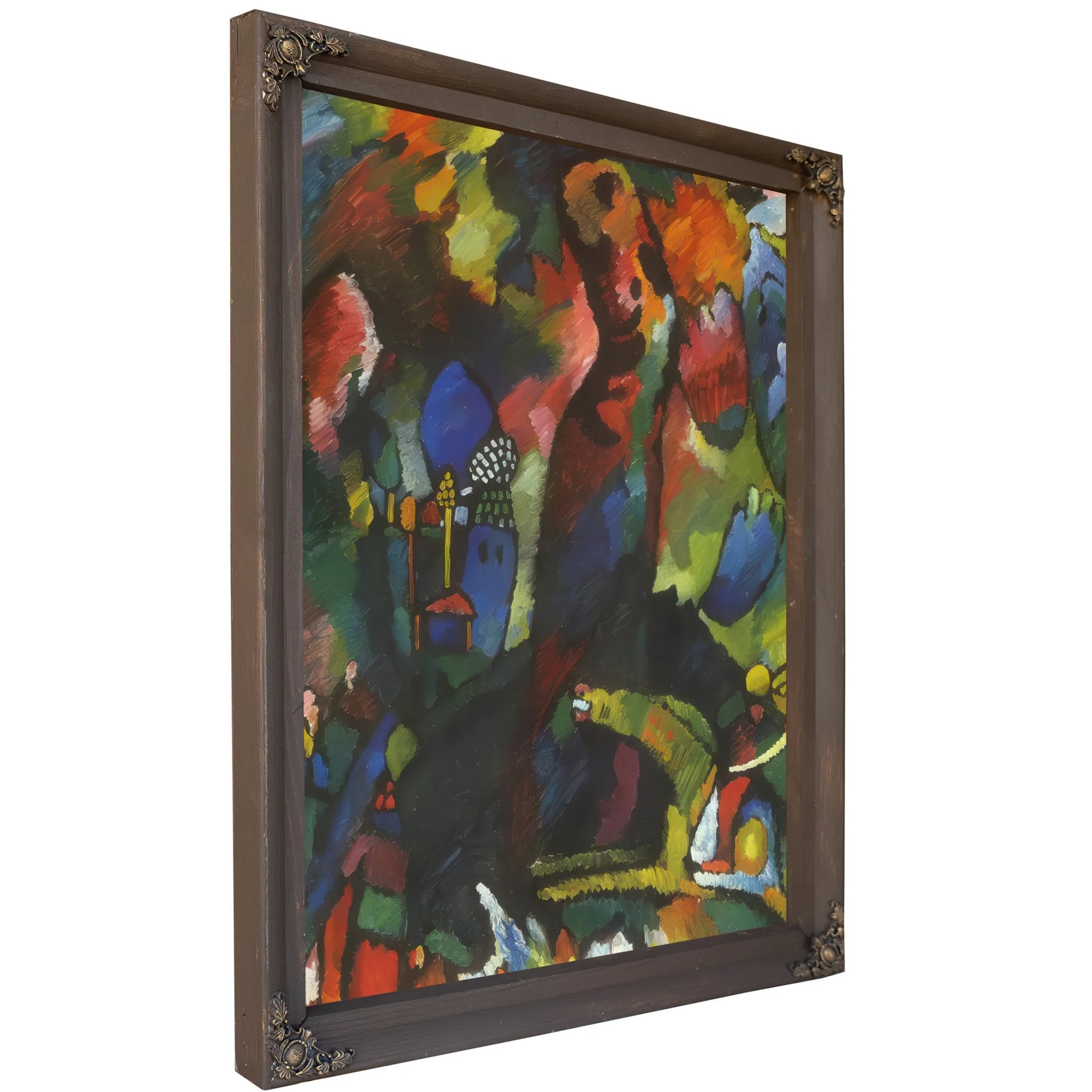 Picture With Archer 1909 By Wassily Kandinsky Fine Art Print