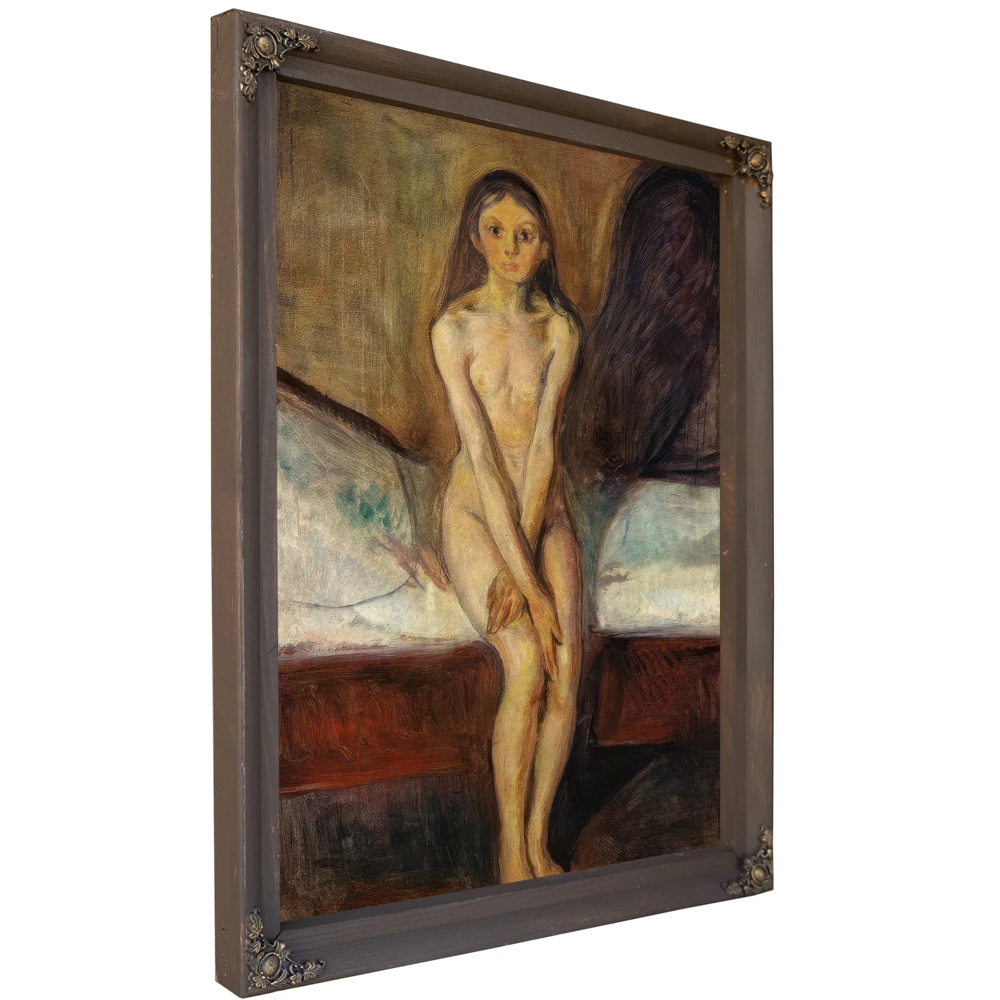 Puberty 1895 By Edvard Munch Fine Art Print
