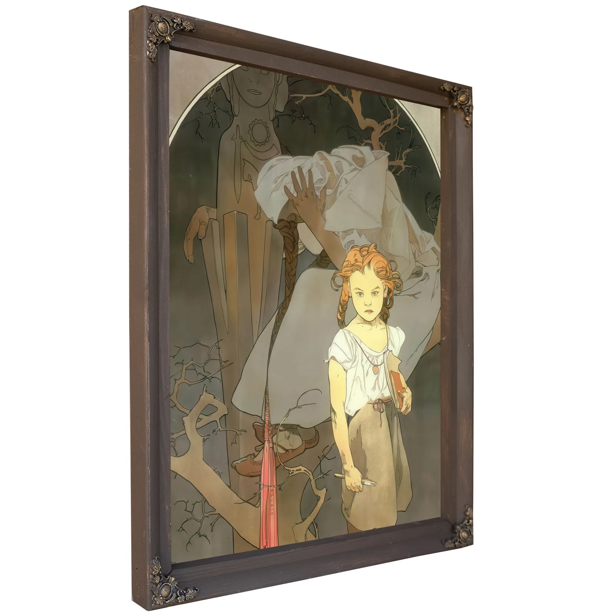 Lottery Of The Union Of Southwestern Moravia By Alphonse Mucha Fine Art Print
