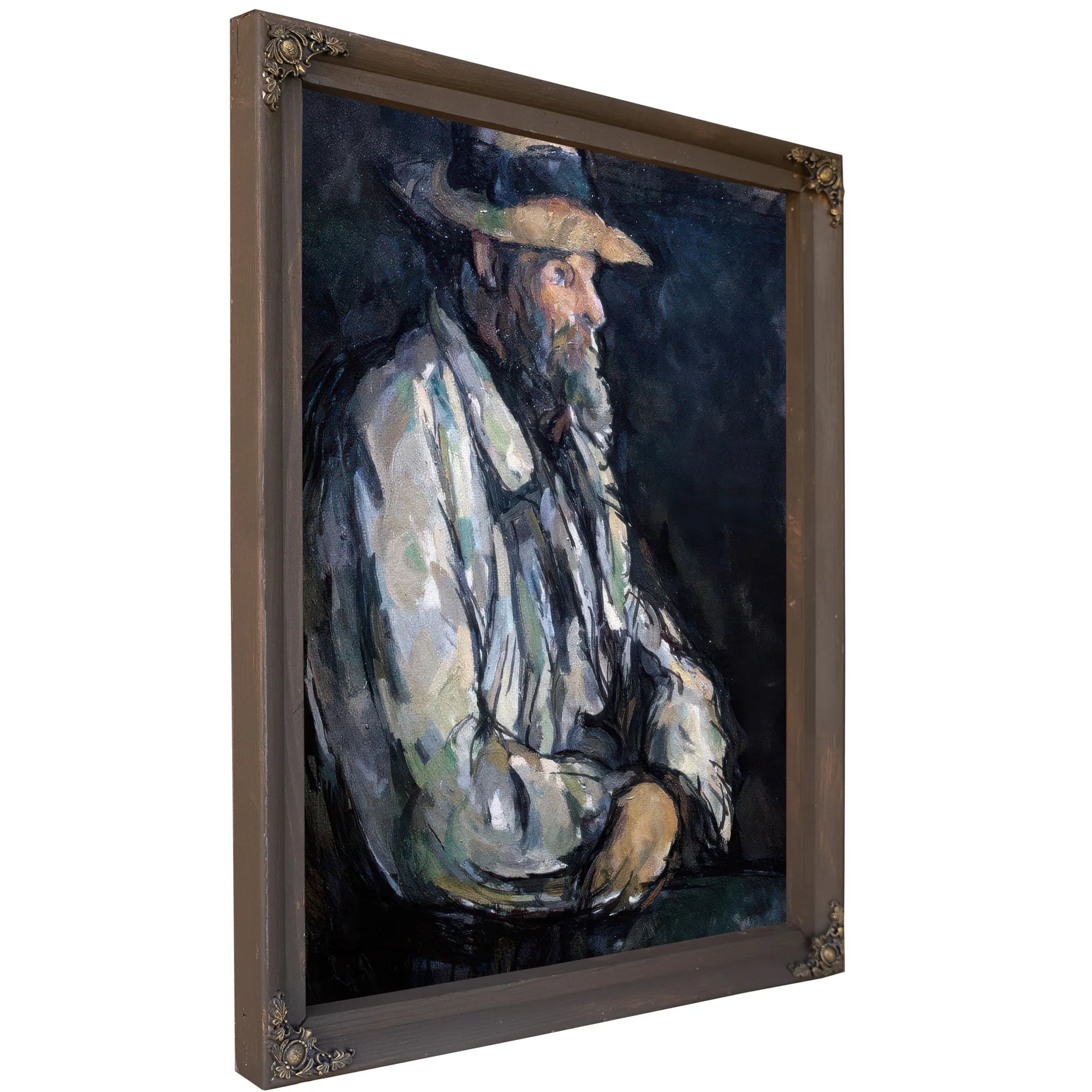 Portrait Of Vallier By Paul Cezanne Fine Art Print