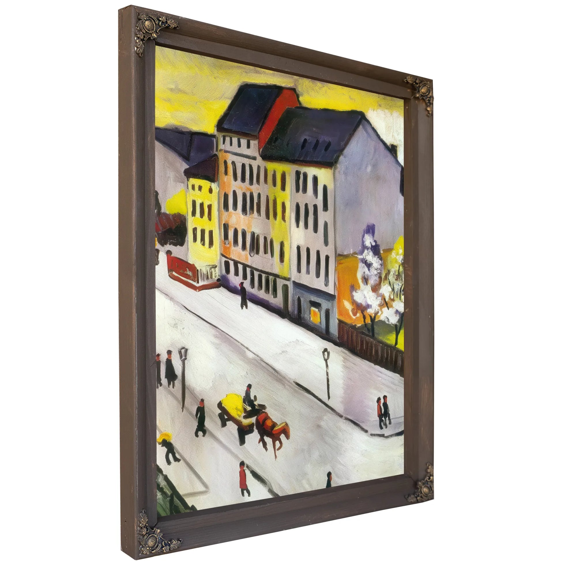 Our Street In Grey By August Macke Fine Art Print