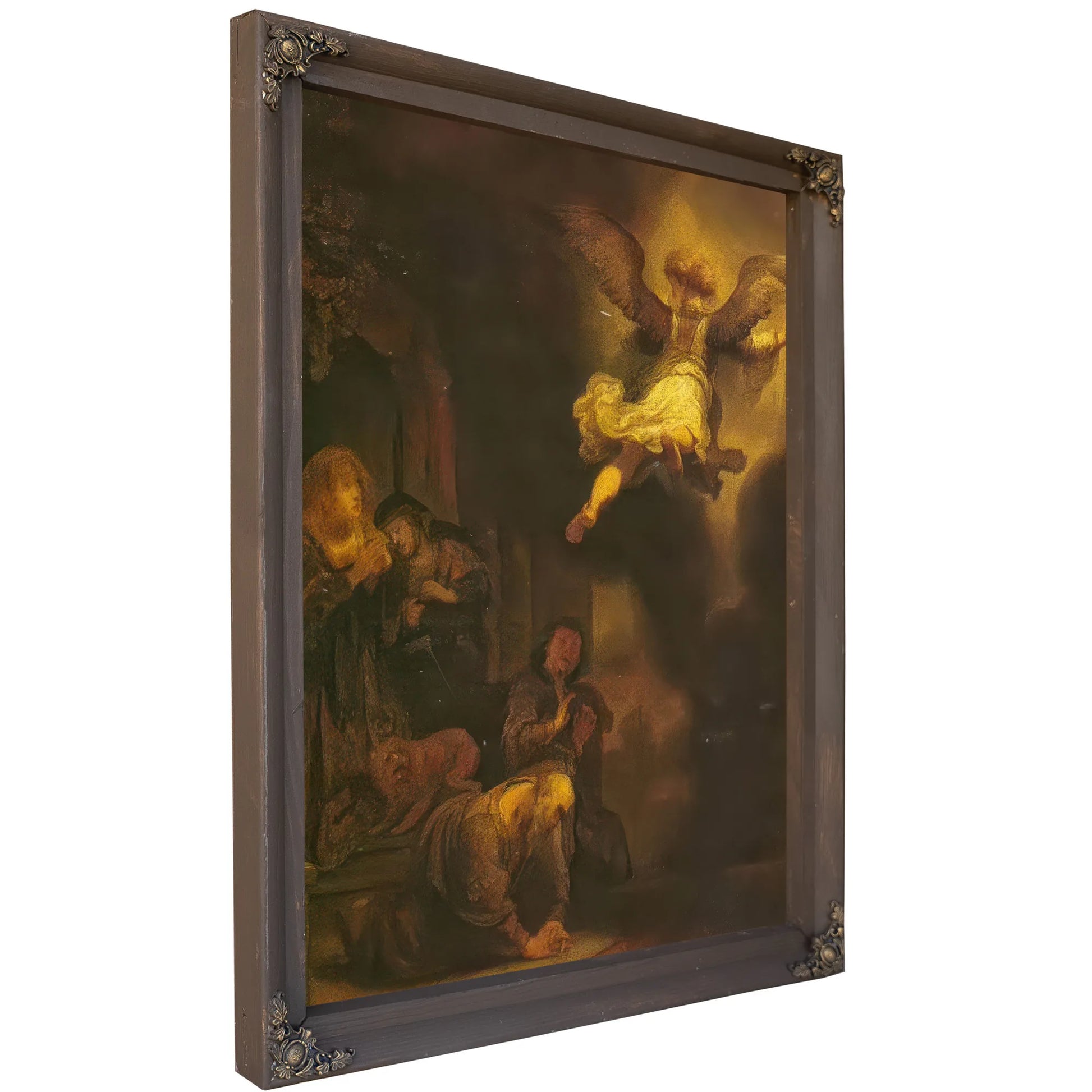 The Angel Leaving Tobias And His Family 1637 By Rembrandt Fine Art Print