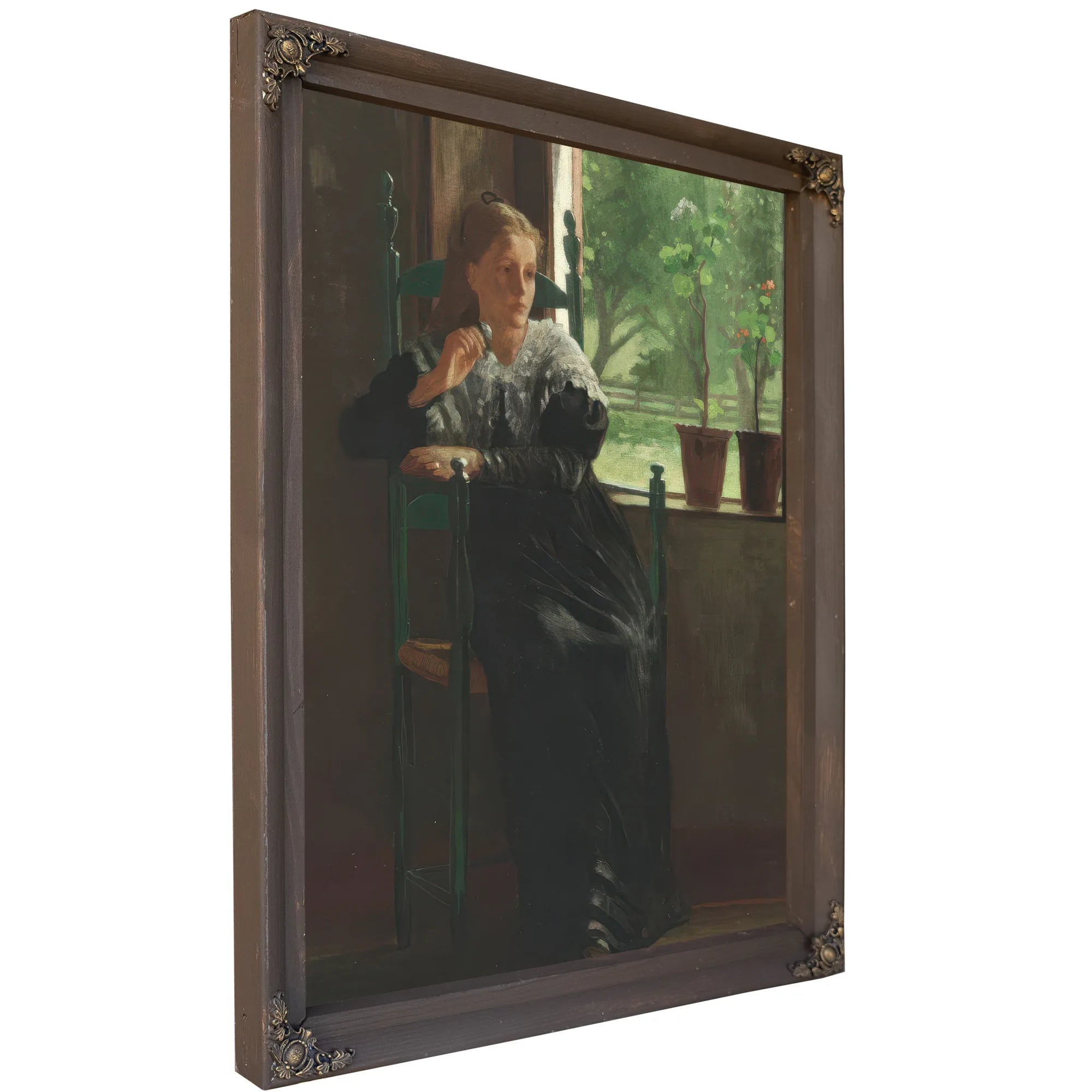 At The Window By Winslow Homer Fine Art Print
