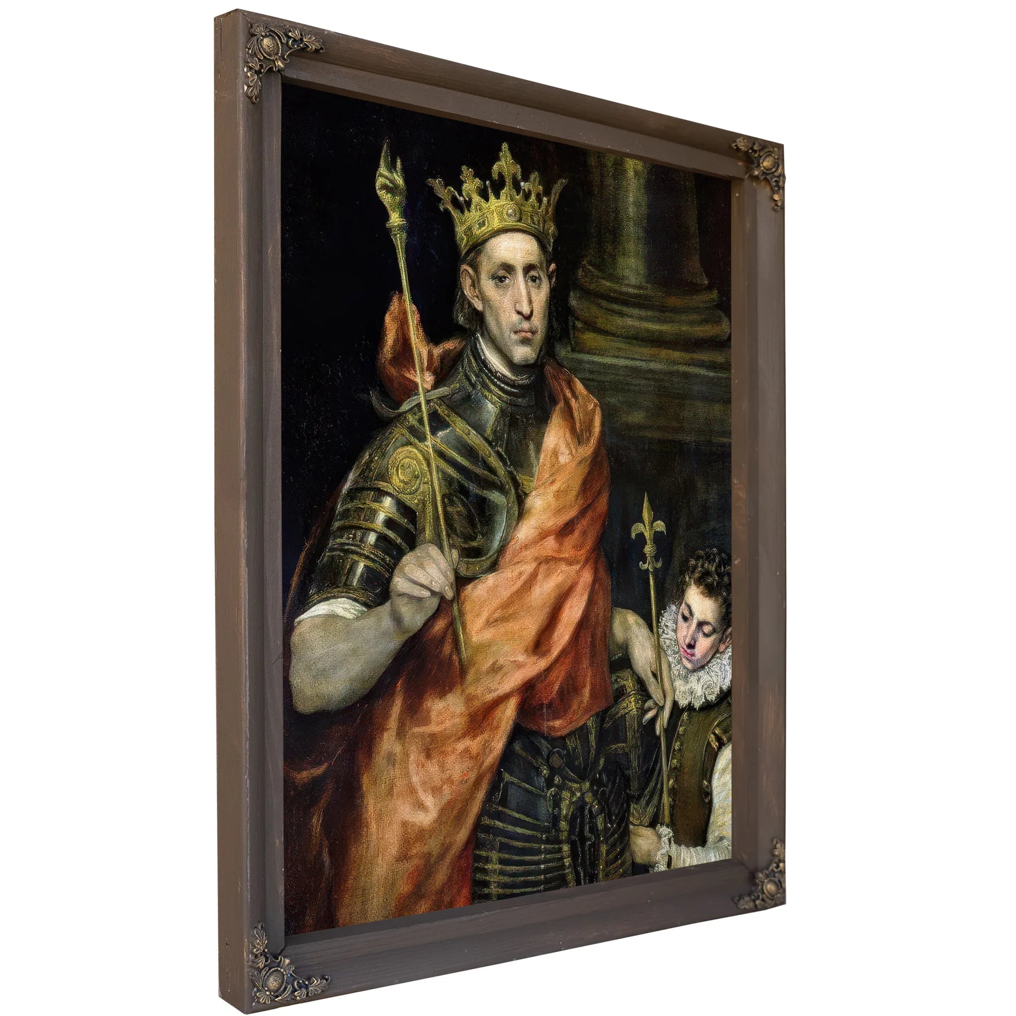 St. Louis (1215 70) And His Page By El Greco Fine Art Print