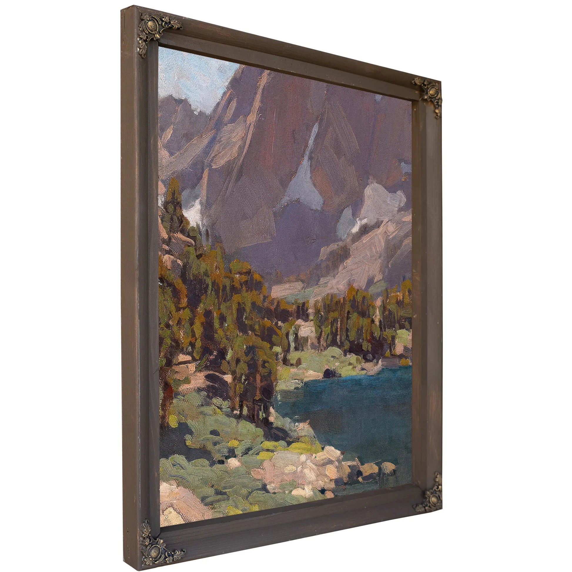 End Of The Lake, California Sierras By Edgar Payne Fine Art Print