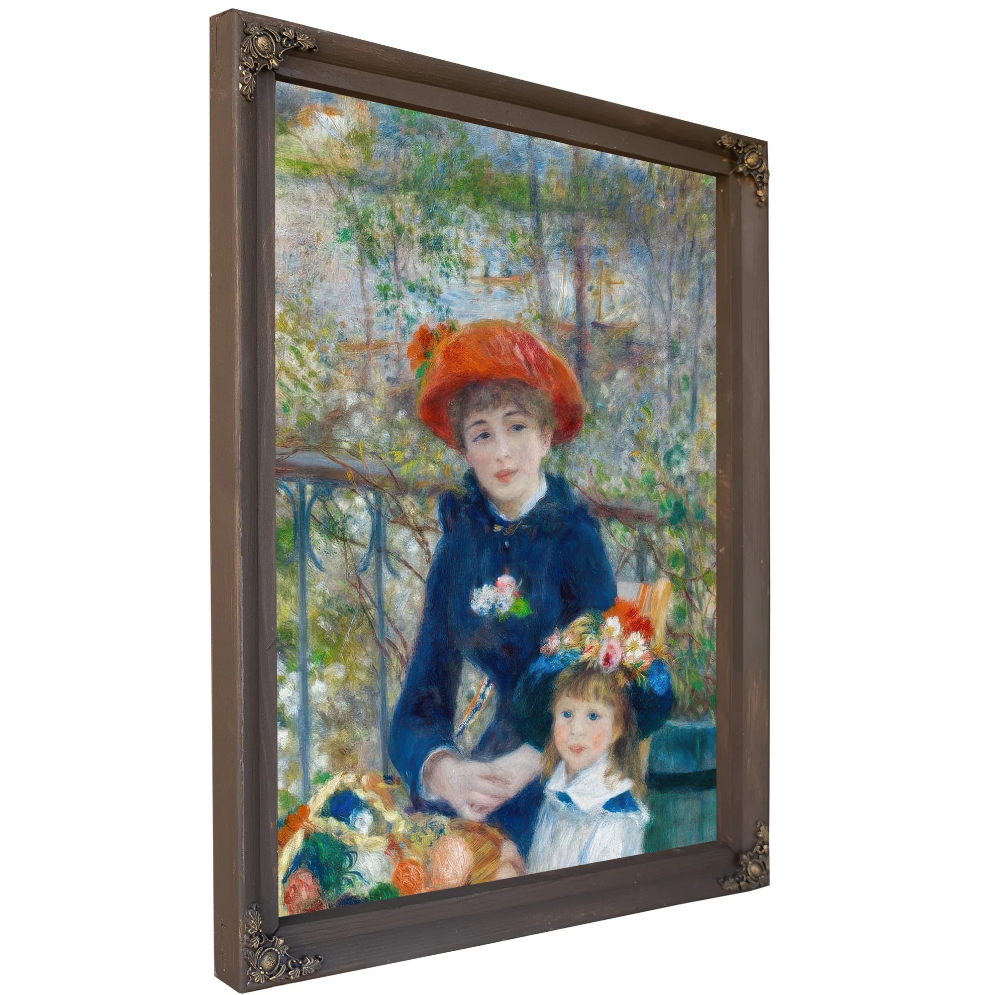 Pierre August Renoir The Two Sisters On The Terrace 1881 100X80Cm Art Institute Of Chicago By Pierre Auguste Renoir Fine Art Print