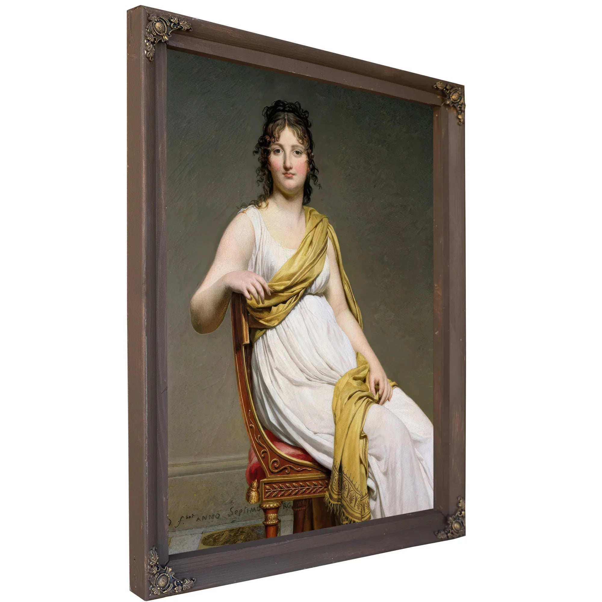 Portrait Of Madame Raymond De Verninac (1780 1827) By Jacques Louis David Fine Art Print