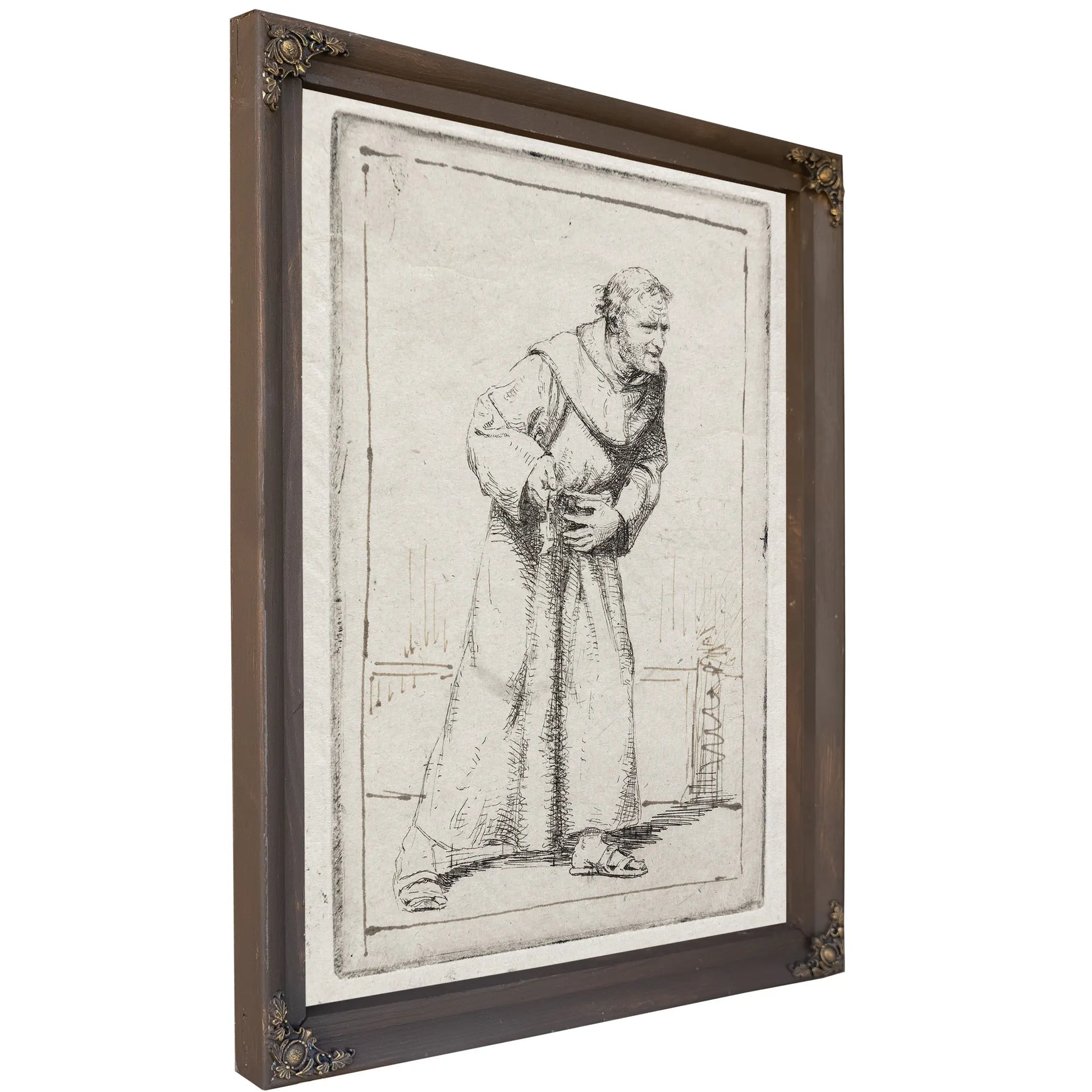 Munken Har Mavepine by Carl Bloch