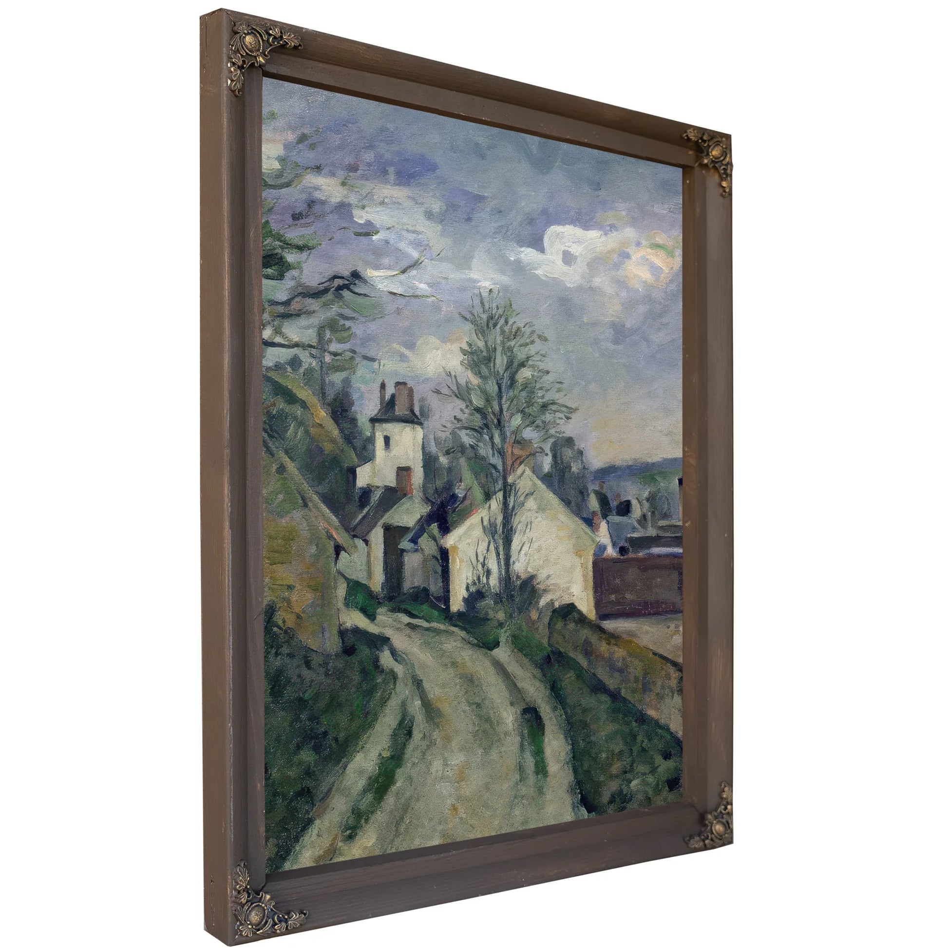 The House Of Doctor Gachet (1828 1909) At Auvers By Paul Cezanne Fine Art Print