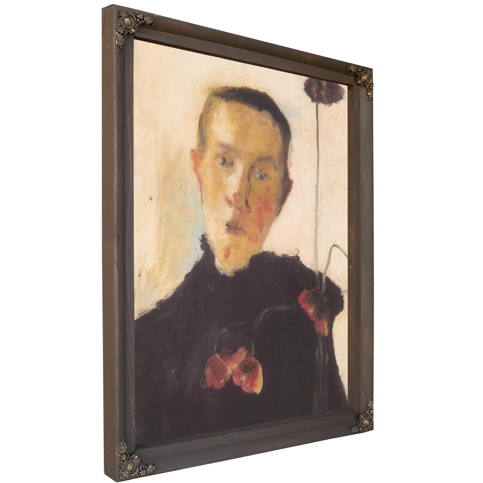 Portrait Of An Old Woman 1 By Paula Modersohn Becker Fine Art Print