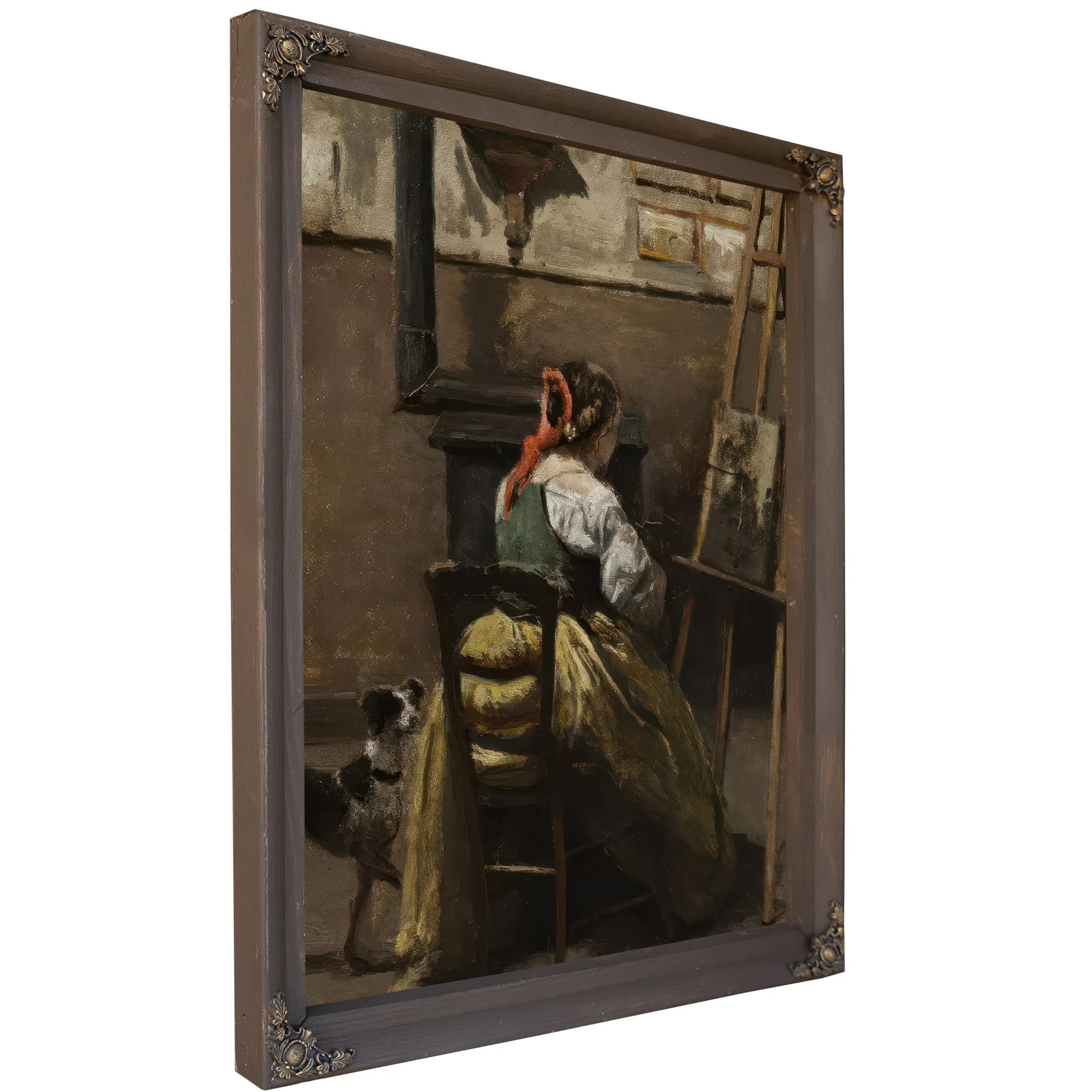 The Artist's Studio By Jean Baptiste Camille Corot Fine Art Print