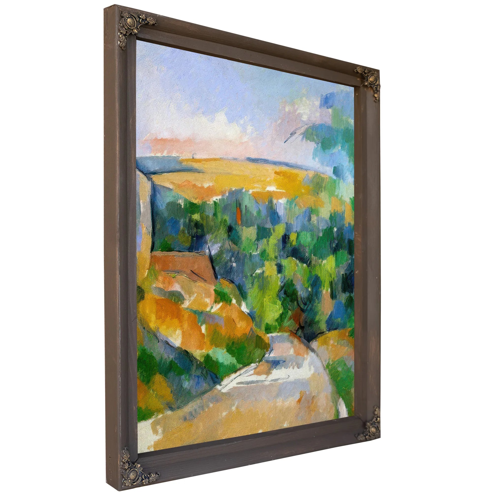 The Bend In The Road By Paul Cezanne Fine Art Print