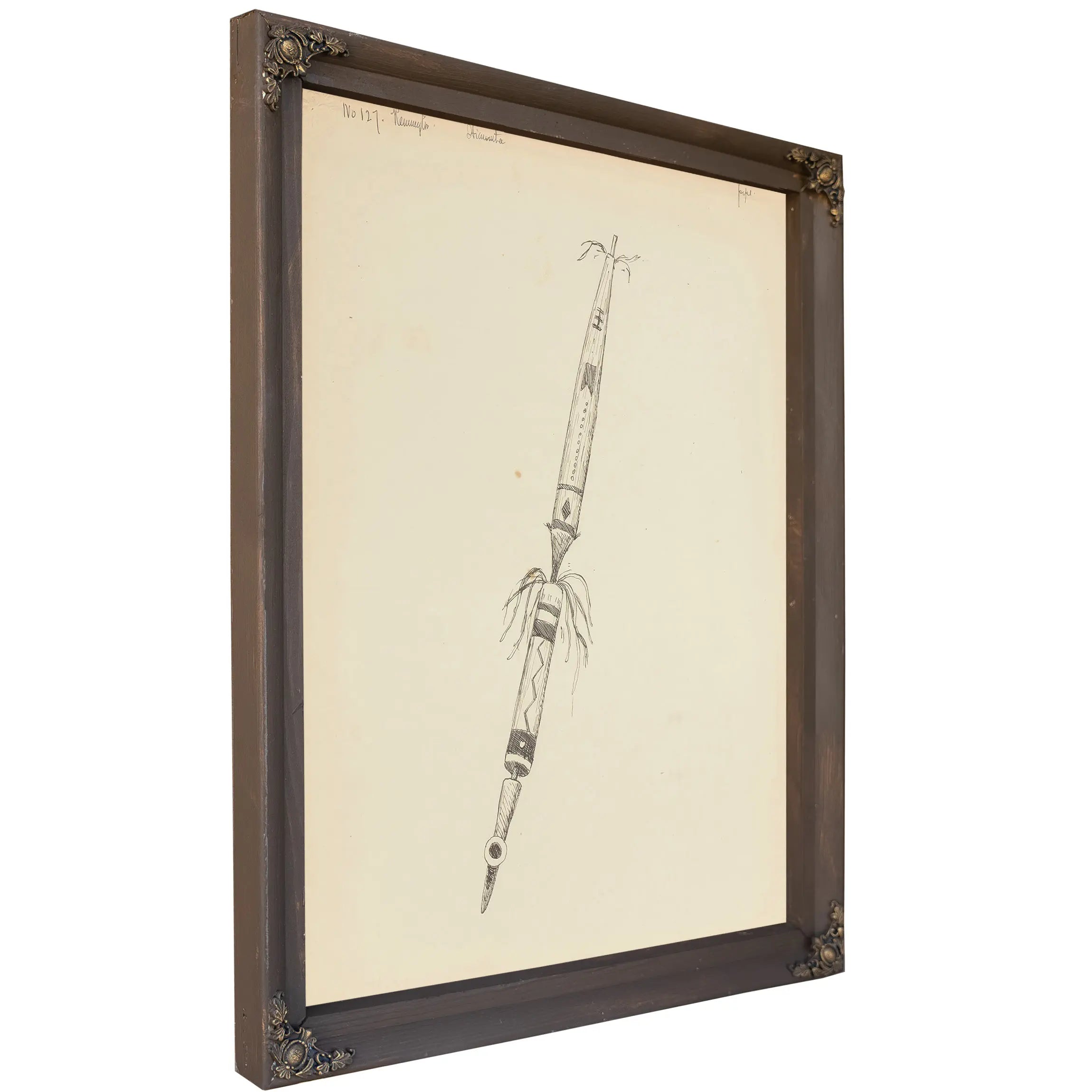 Pipe Illustration From The Song Of Hiawatha by Frederic Remington