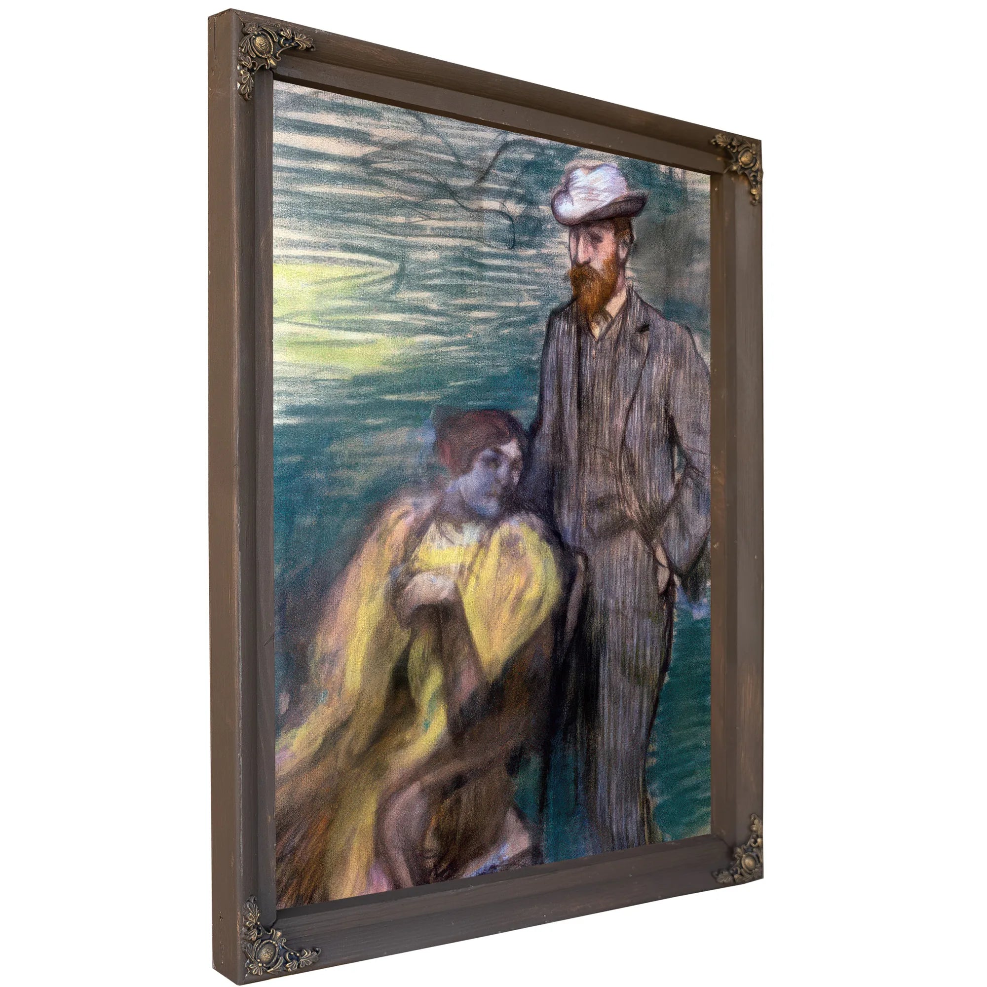 Monsieur And Madame Rouart By Edgar Degas Fine Art Print