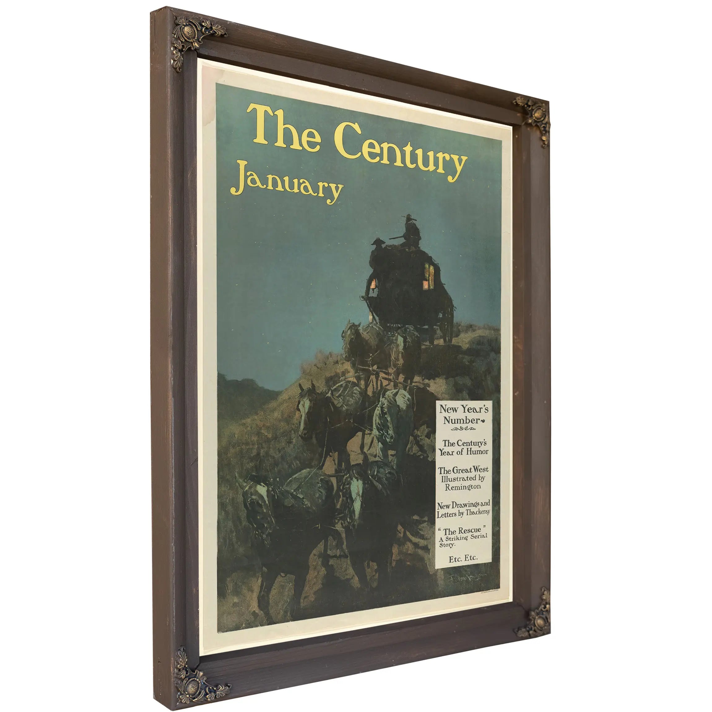 The Century New Year S Number January by Frederic Remington