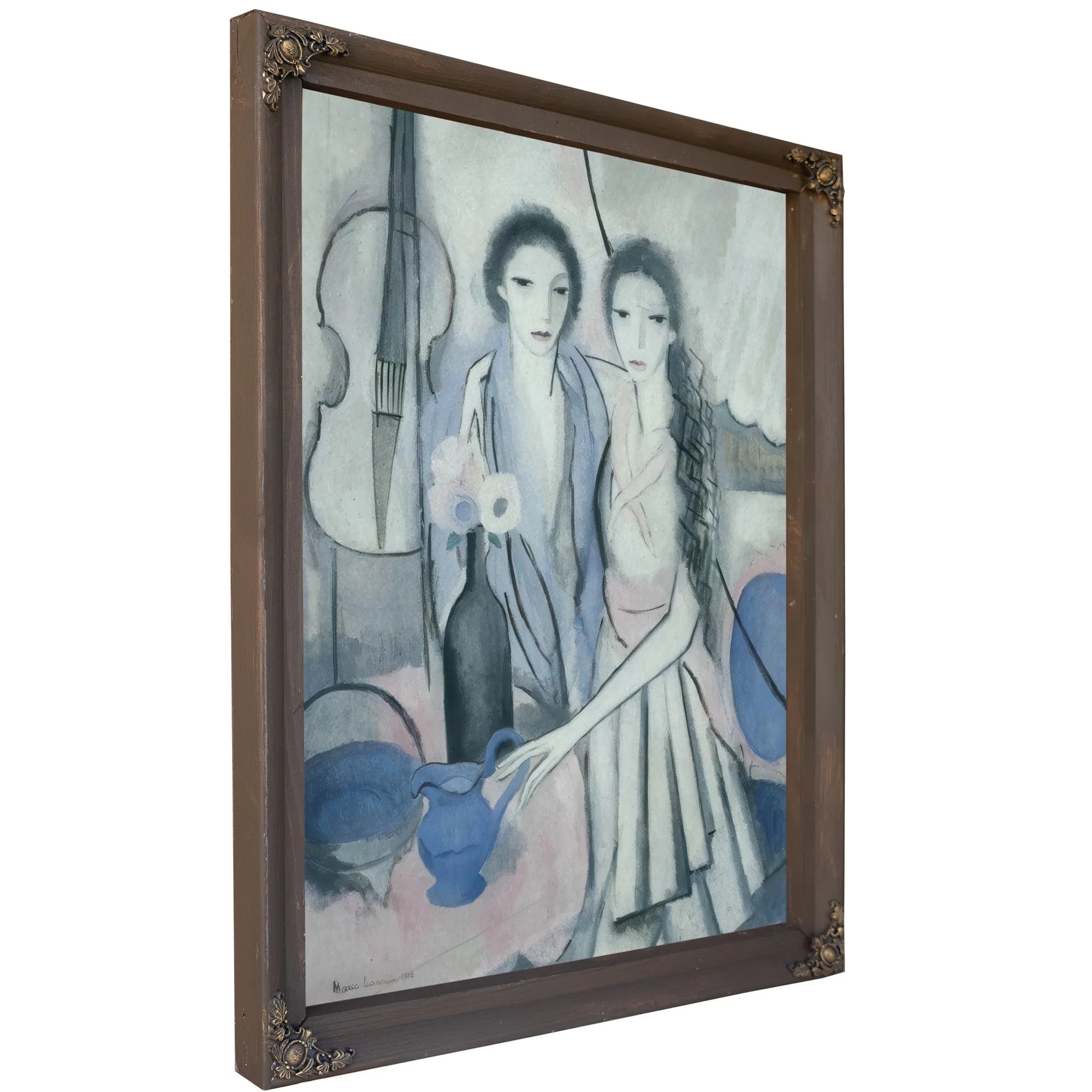 Two Sisters With A Cello 1914 By Marie Laurencin Fine Art Print