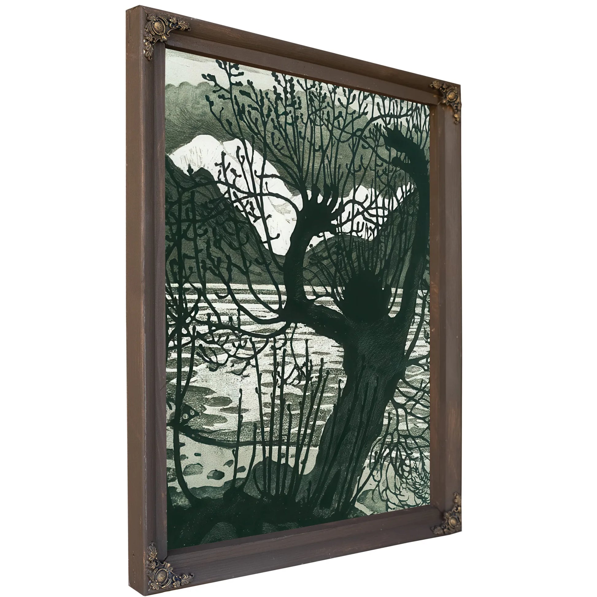 Spring Night And Willow 3 By Nicolai Astrup Fine Art Print