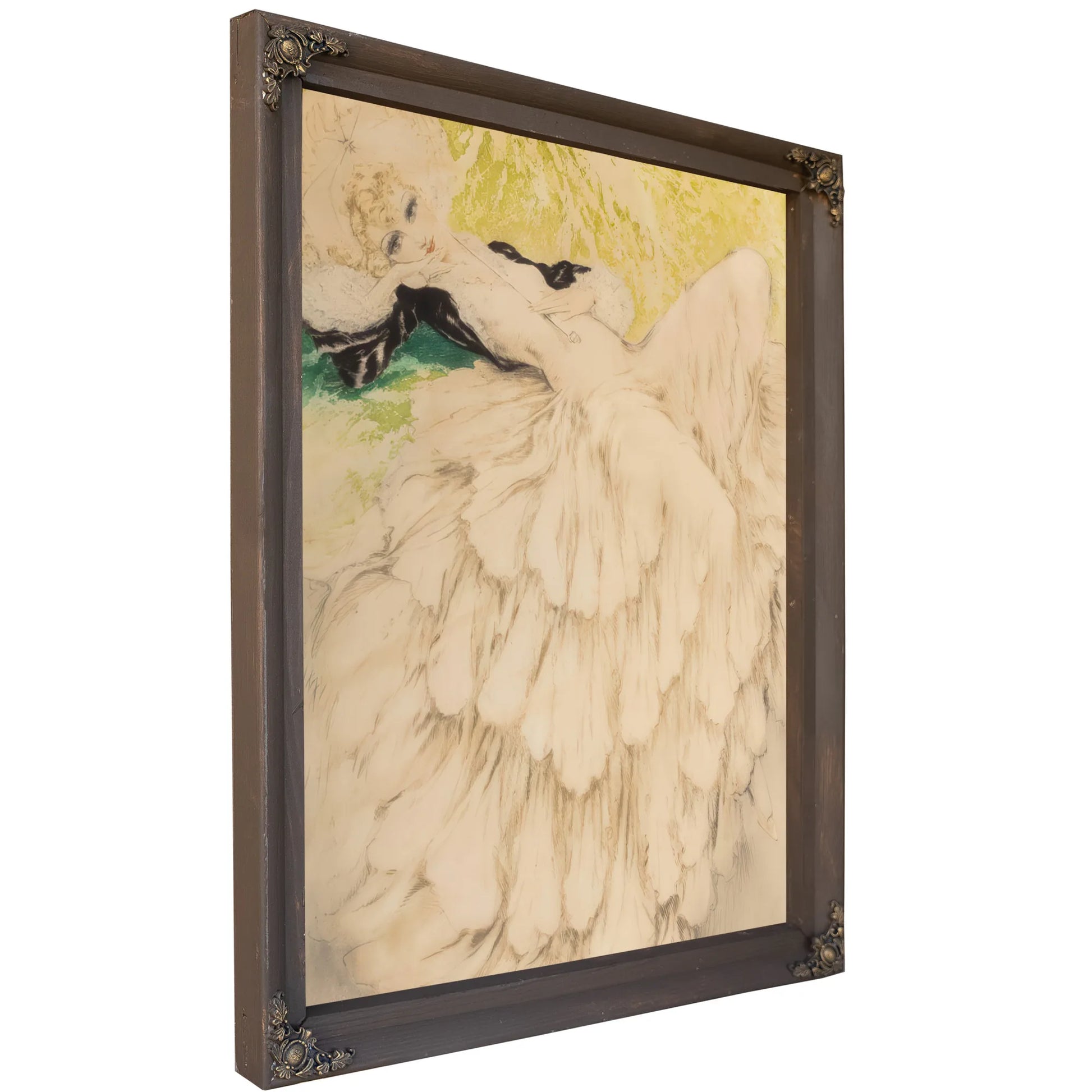 Dreaming Eyes No. 280 By Louis Icart Fine Art Print
