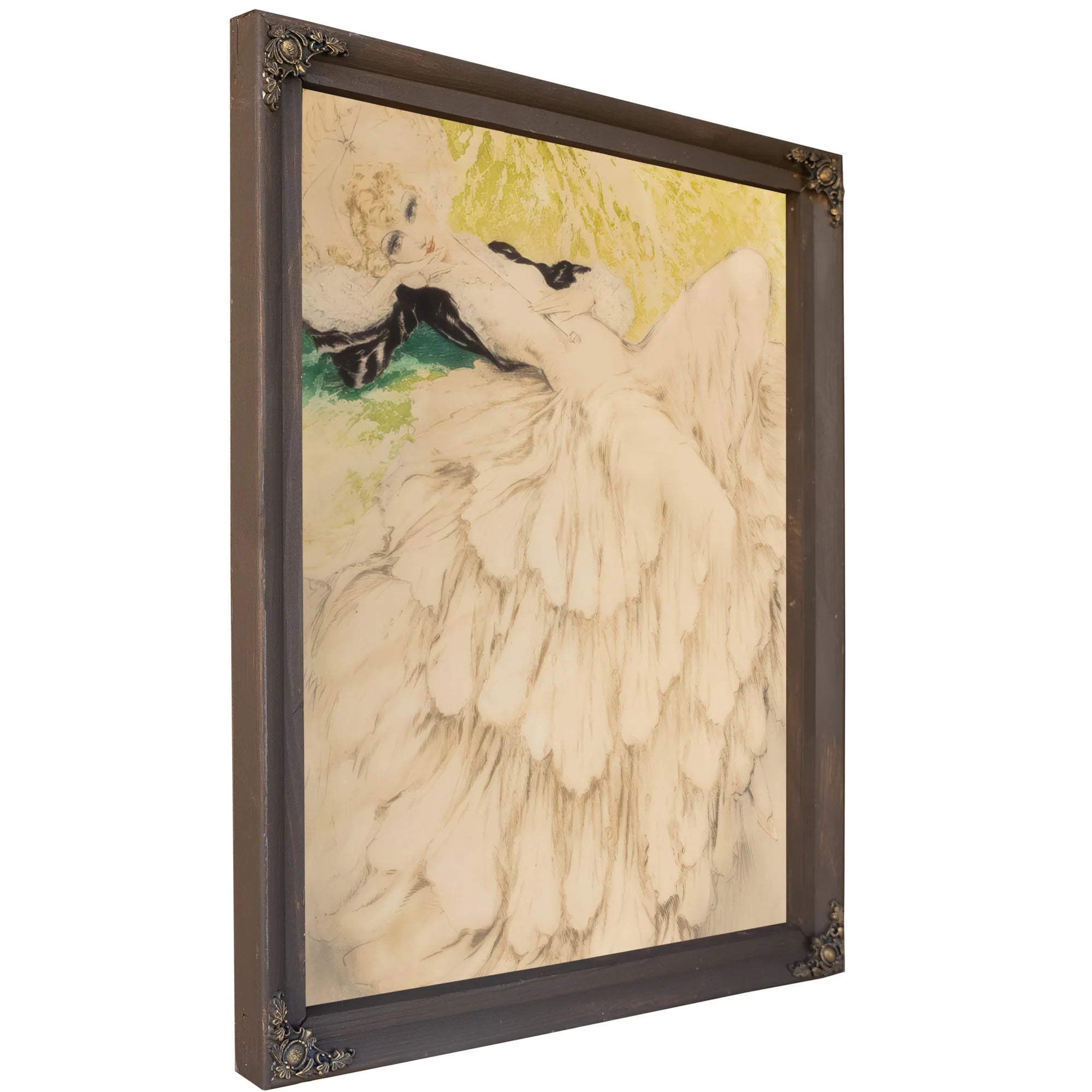 Dreaming Eyes No. 280 By Louis Icart Fine Art Print