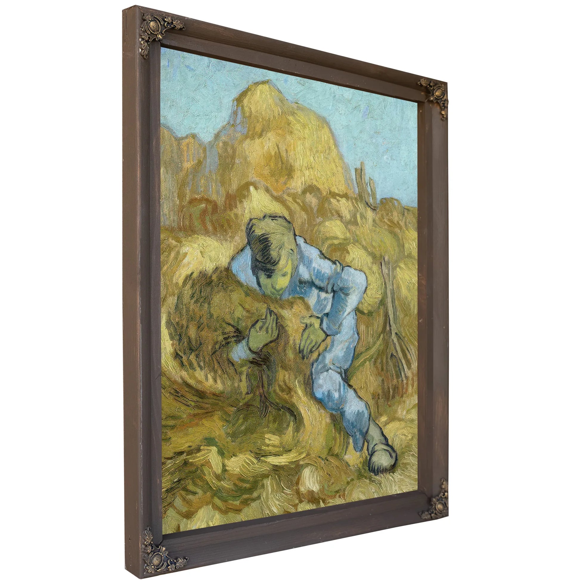 The Sheaf Binder (After Millet) By Vincent Van Gogh Fine Art Print