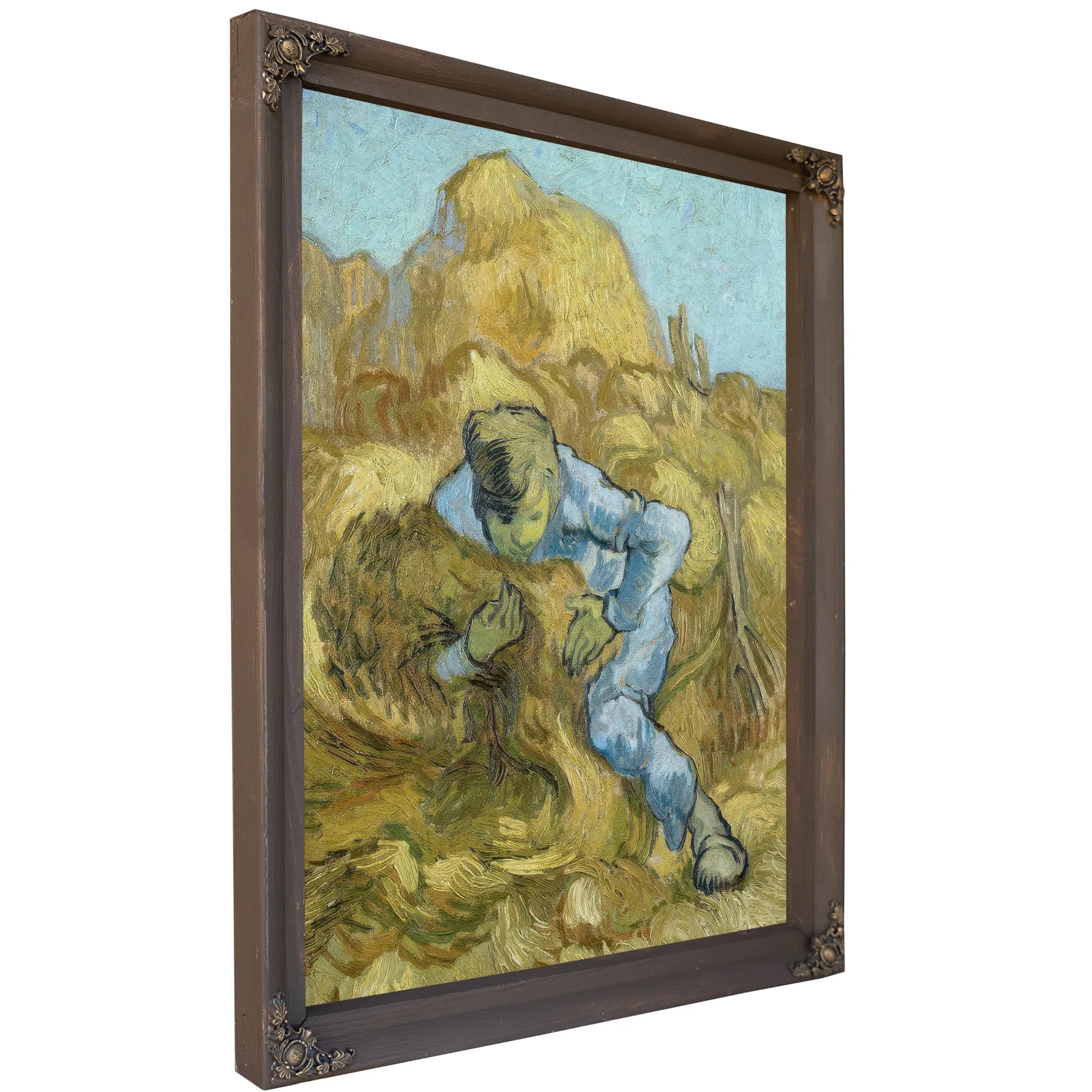 The Sheaf Binder (After Millet) By Vincent Van Gogh Fine Art Print