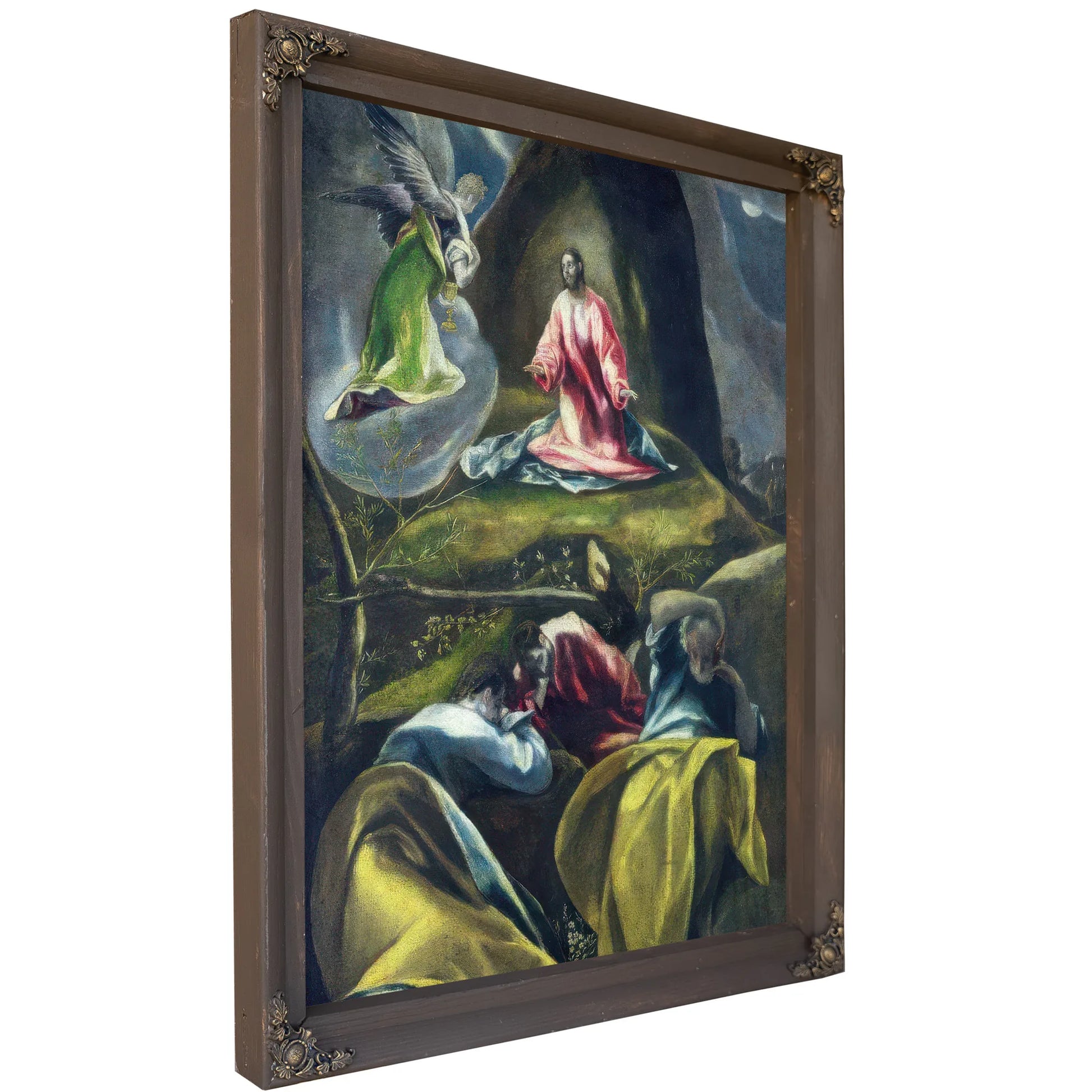 Christ In The Garden Of Olives (Oil On Canvas) By El Greco Fine Art Print