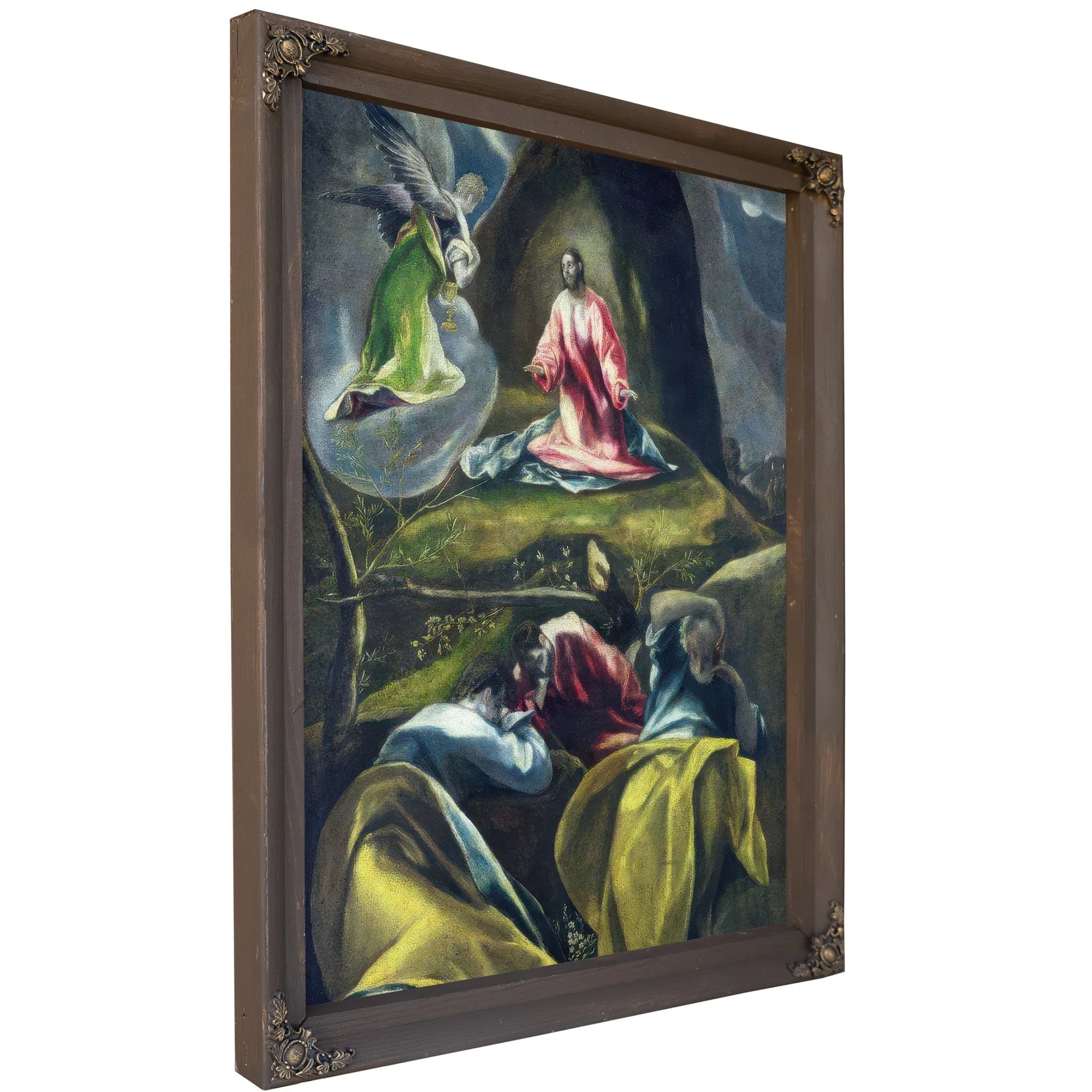 Christ In The Garden Of Olives (Oil On Canvas) By El Greco Fine Art Print