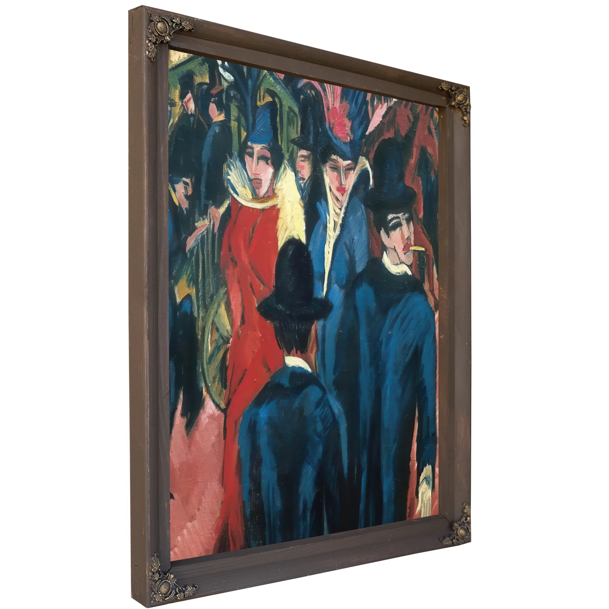 Berline Street Scene By Ernst Ludwig Kirchner Fine Art Print