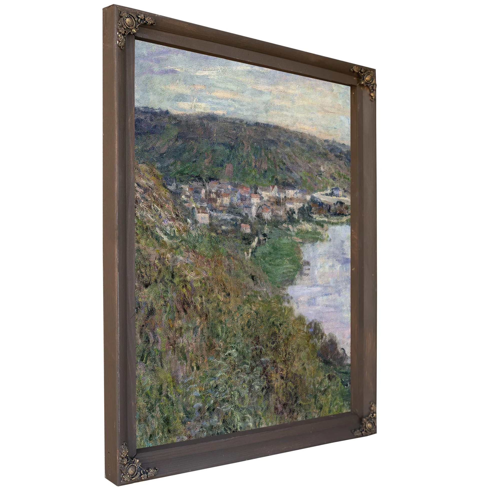 View Of Vetheiul By Claude Monet Fine Art Print