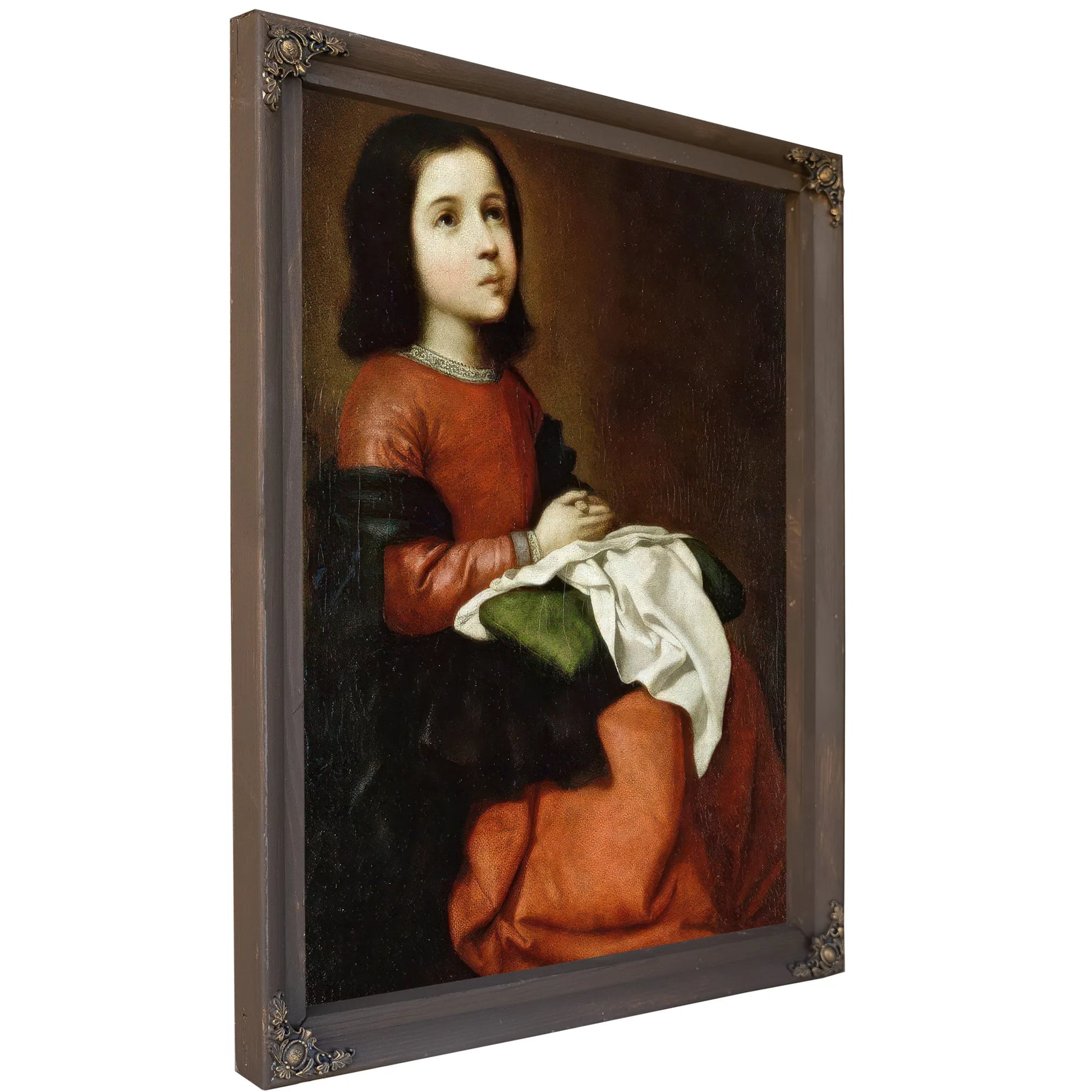 Virgin Mary As A Child By Francisco De Zurbaran Fine Art Print