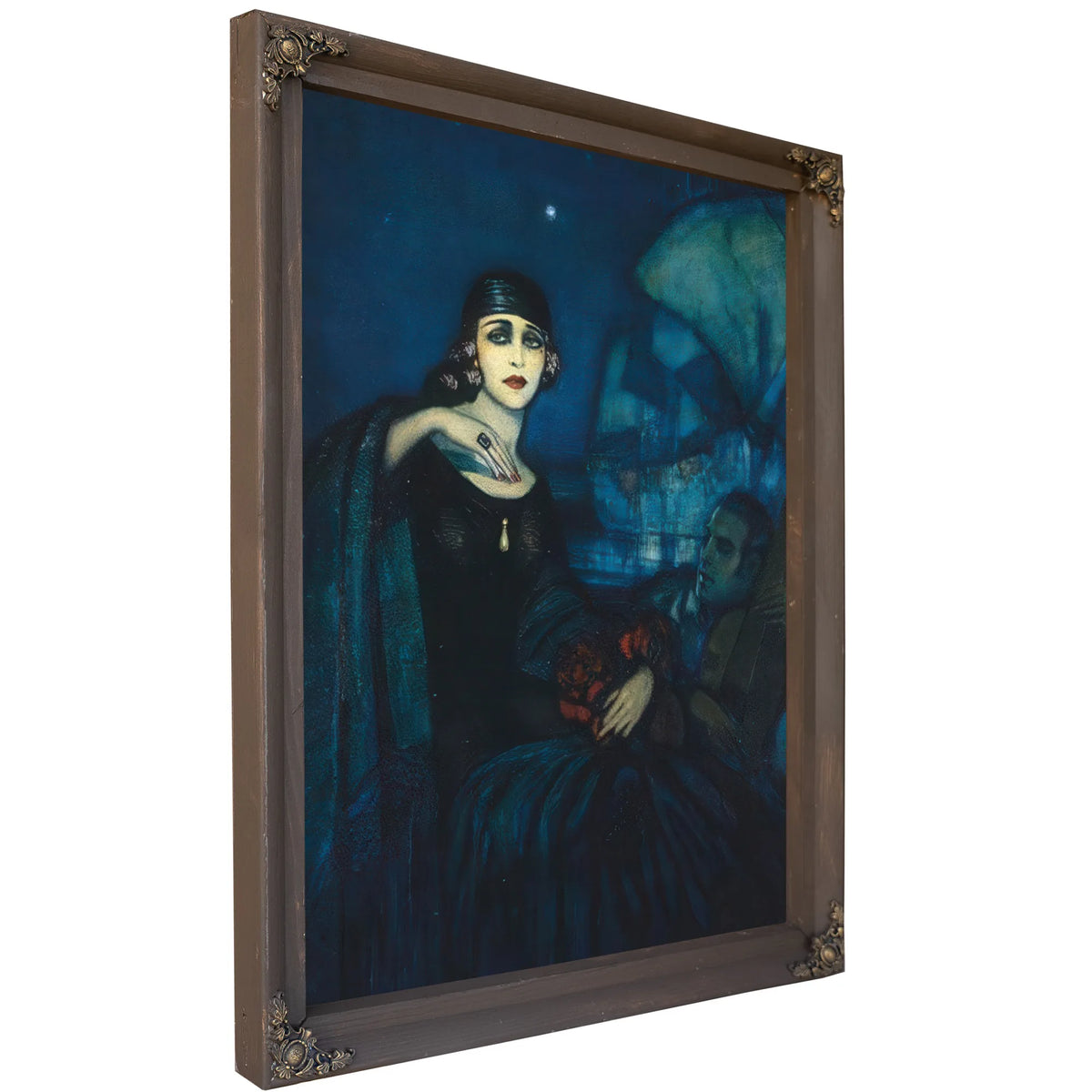 Federico Beltran Masses Pola Negri And Rudolph Valentino. By Federico Beltran Masses Fine Art Print