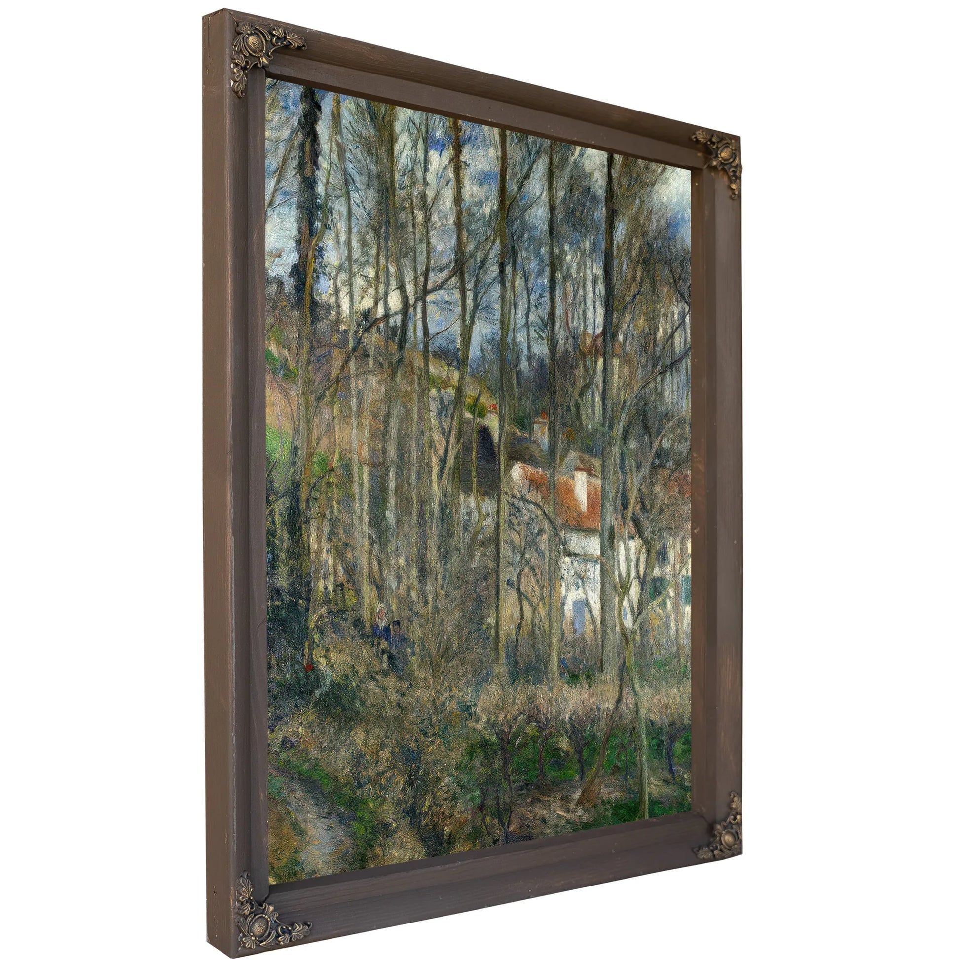 The Cote Des Boeufs At L Hermitage By Camille Pissarro Fine Art Print